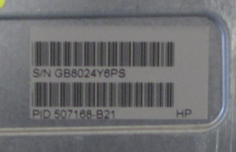 HP Proliant DL180 G6 1x E5620 2.4GHz 12GB Ram 6TB HDD P812 2U Server 507168-B21