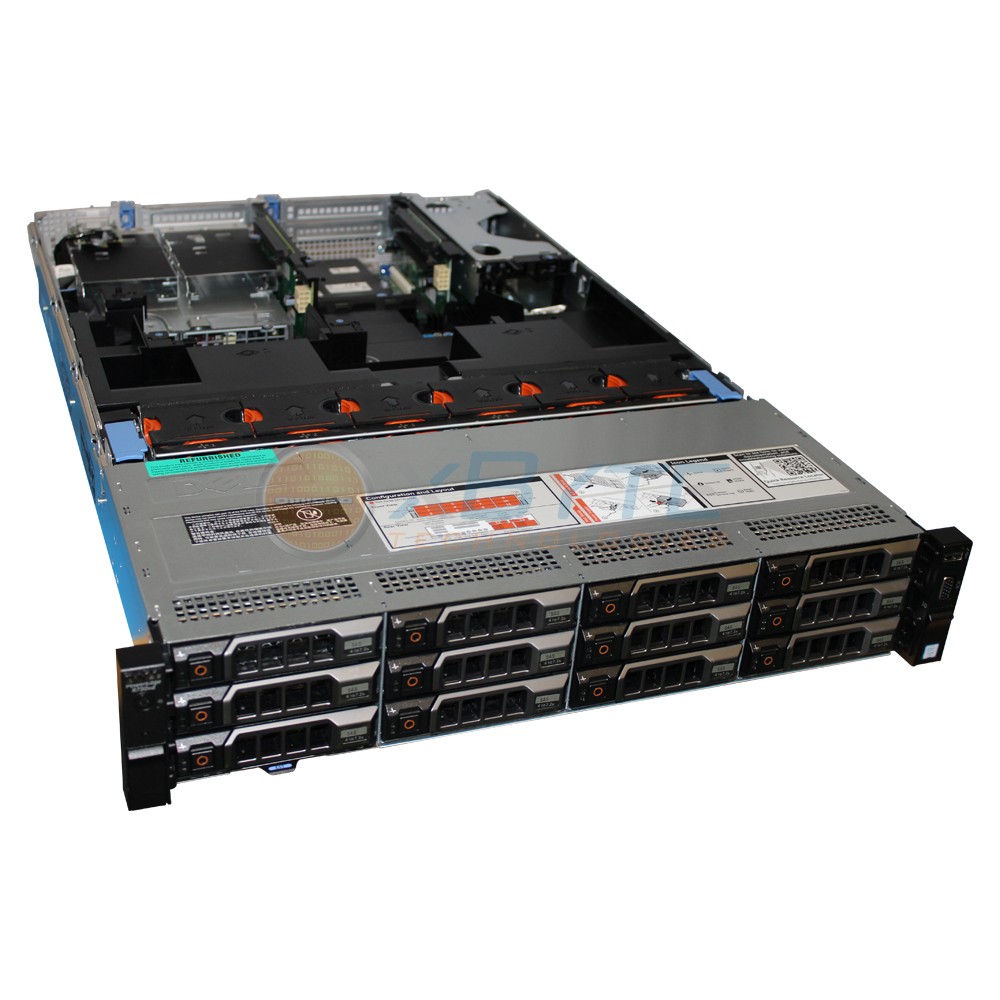 Dell PowerEdge R730xd Server LFF 2x E5-2630v3 2.4GHz 8C 64GB 2x 16TB 7.2K SATA