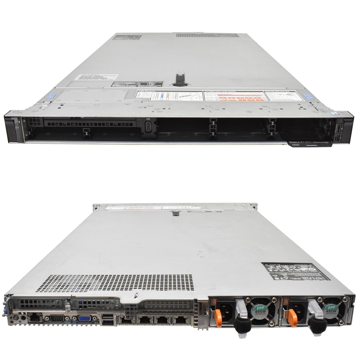 Dell PowerEdge R640 no CPU no RAM PC4 H730P mini 1x cooler 8x SFF 2.5″