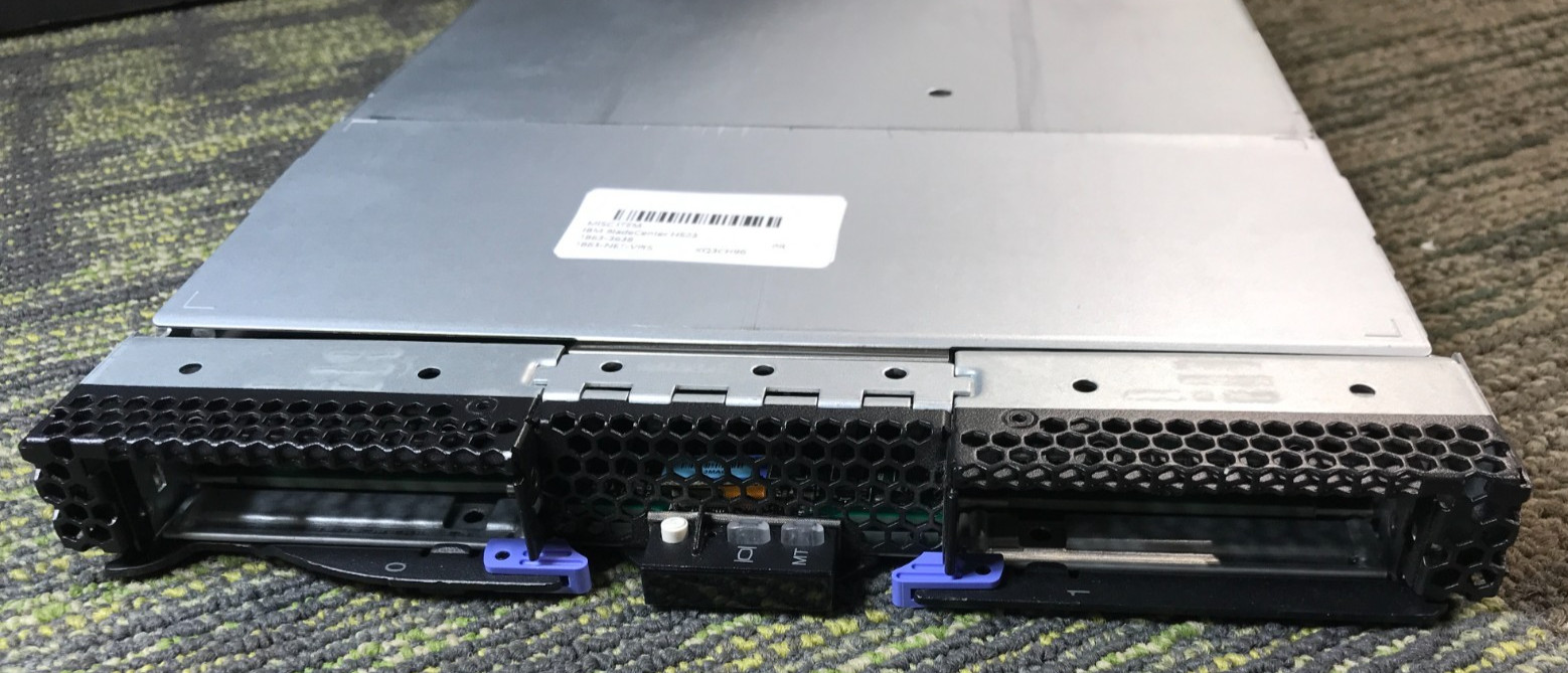 IBM BLADECENTER 7875-AC1 HS23 | 2X XEON E5-2640 128 GB RAM | NO HDDS