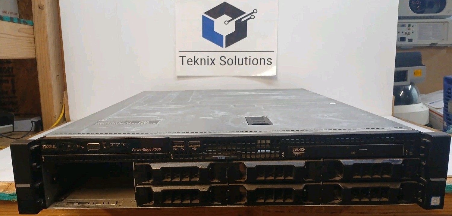 Dell PowerEdge R530 w Intel Xeon E5-2623 v3 @3.00Ghz 8GB RAM NO HD *READ*