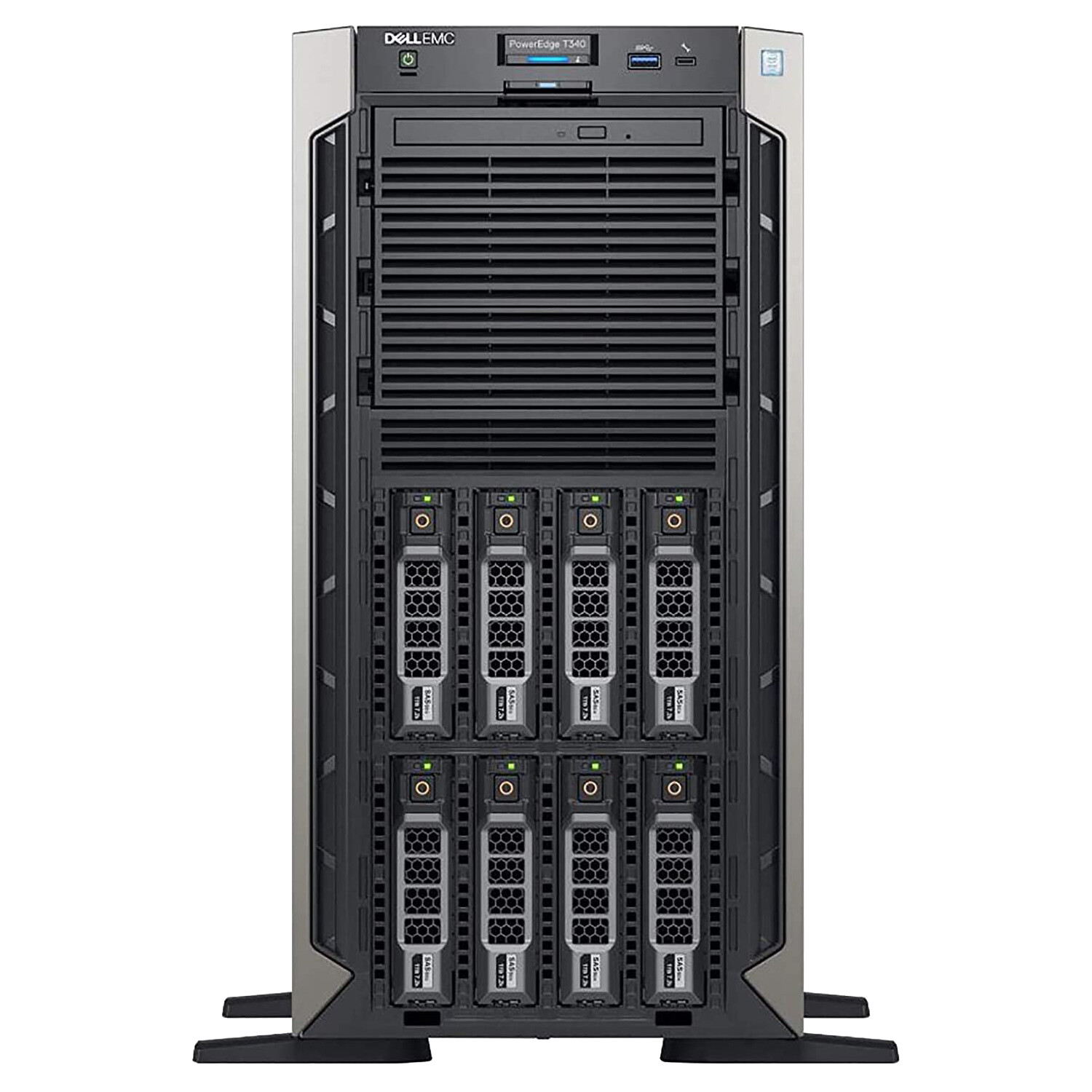 NEW Dell PowerEdge T340 Server | Intel Xeon E-2124 3.3GHz 8MB, 64GB Ram, 8TB