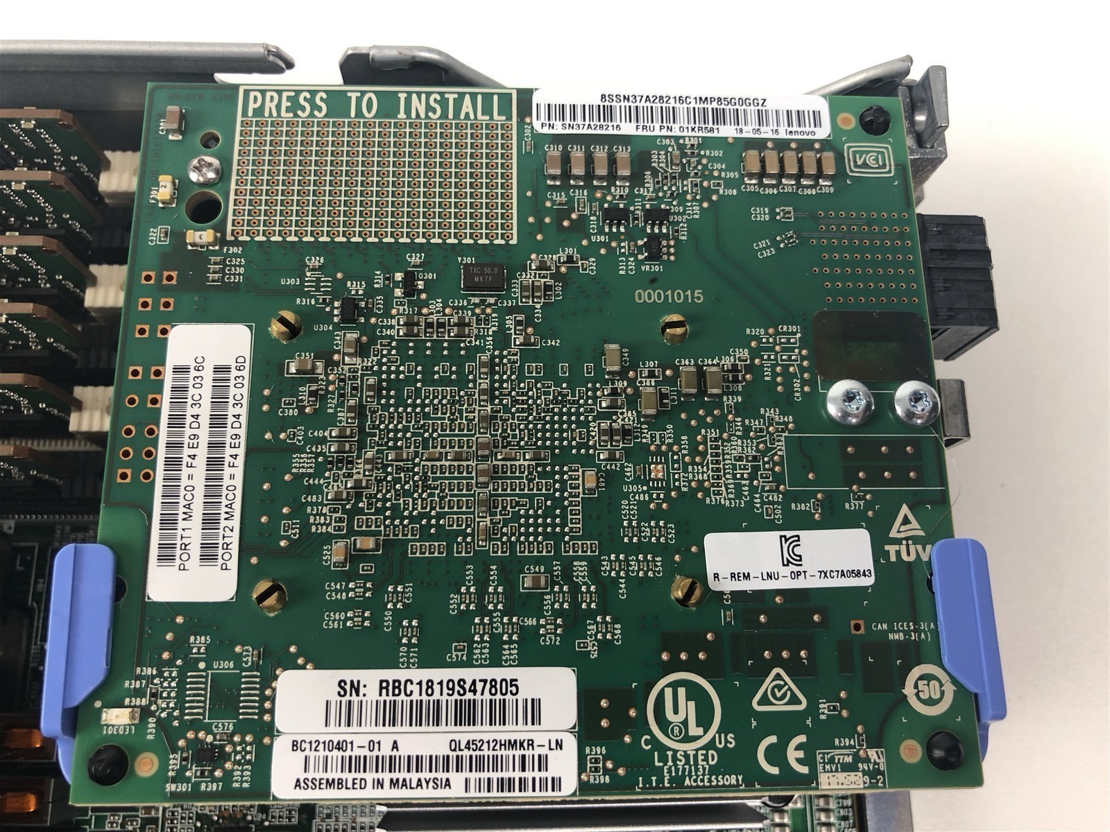 Lenovo ThinkSystem SN550: 2x Intel Xeon Gold 6128 3.4GHz – 1.5TB RAM – 2x240GB
