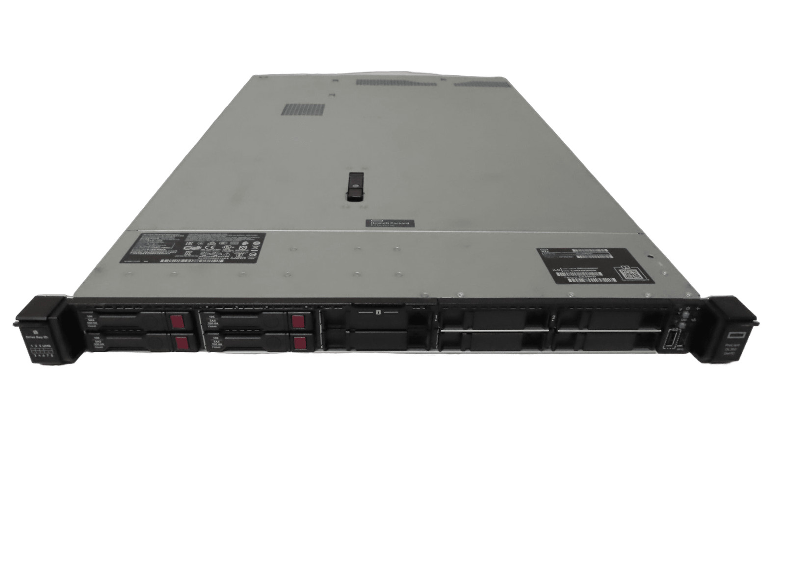 HP ProLiant DL360 G10 10SFF 2x Gold 6140 2.3Ghz 128gb E208i 4x Trays