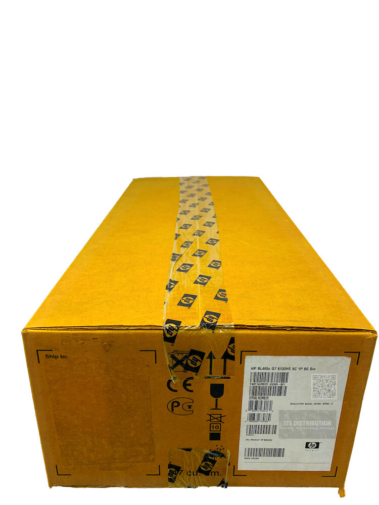 632985-B21 I HP ProLiant BL465c G7 6132HE Blade Server BRAND NEW SEALED