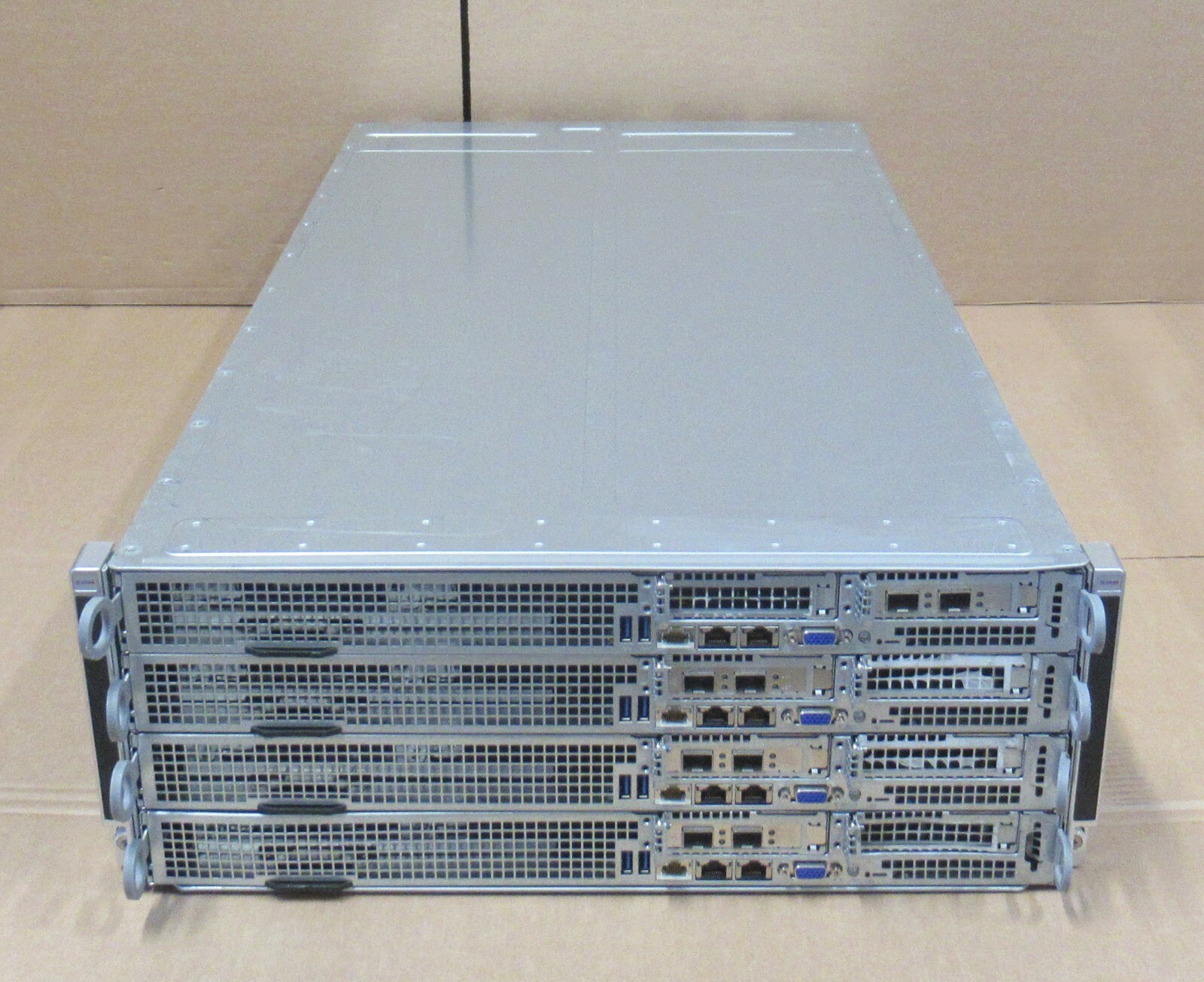 Supermicro SuperServer F618H6-FTL+ 4x Node 8x Intel CPU 4U Rackmount Server