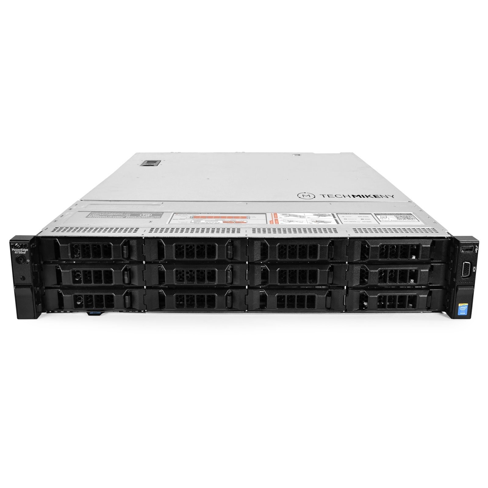 Dell PowerEdge R730xd Server 1.80Ghz 8-Core 32GB RAM + 240GB SSDs + 12x Caddies