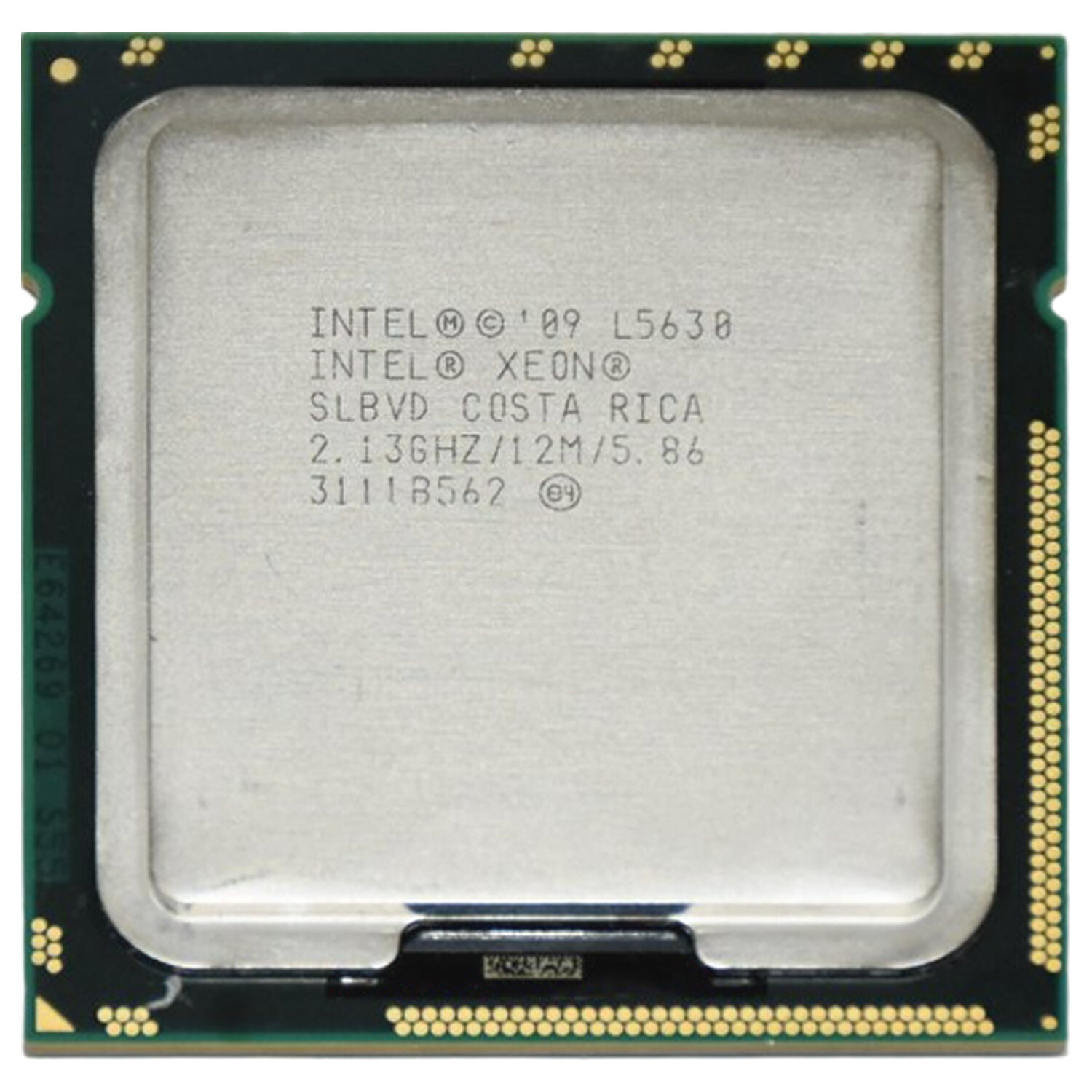 Lot of 10 Intel Xeon L5630 2.13GHz Quad-Core CPU SLBVD – 4 Cores, 12MB Cache!