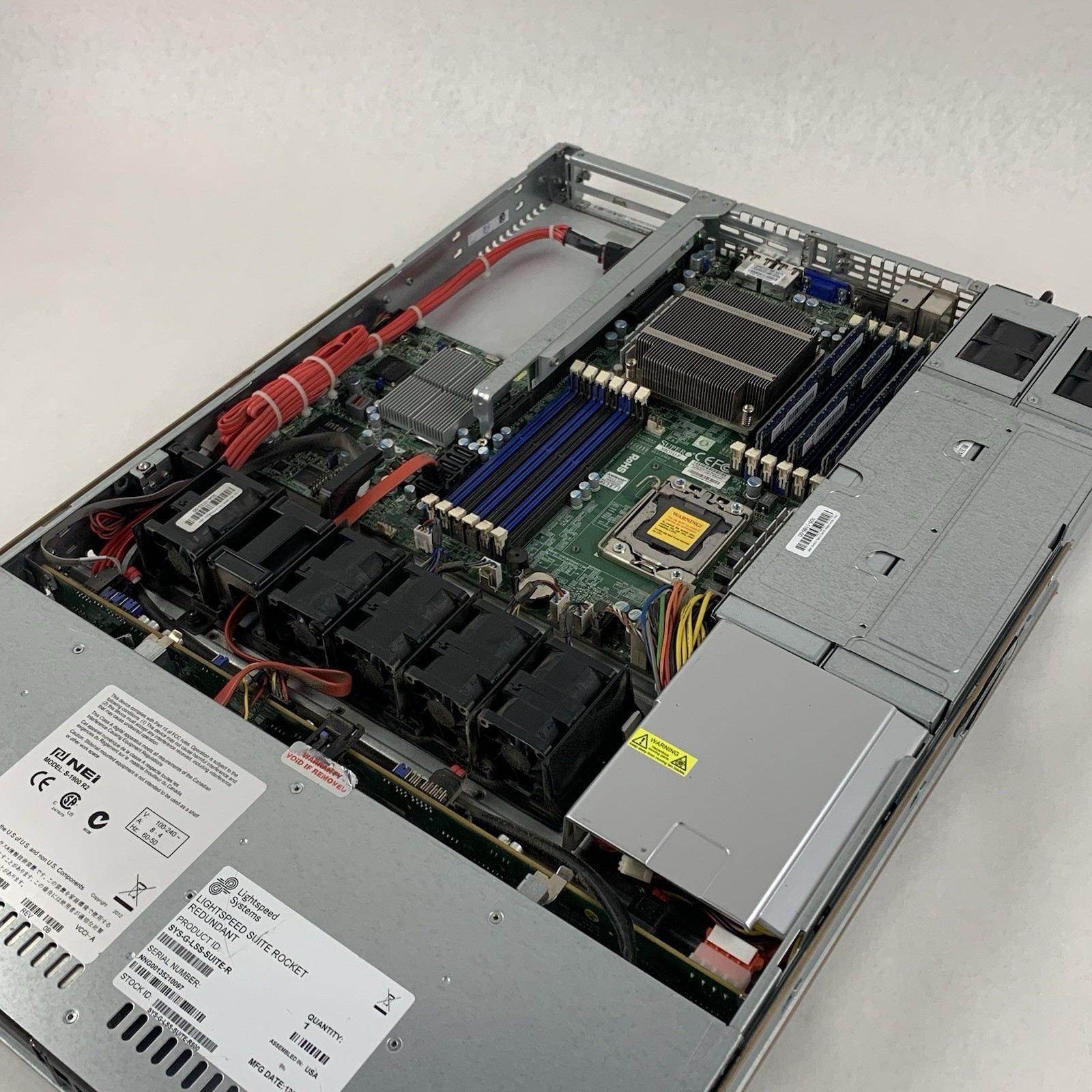 SuperMicro CSE-815 Server X8DTU-F 1x Xeon E5504 2.0 GHz 12 GB Ram No OS No HDD