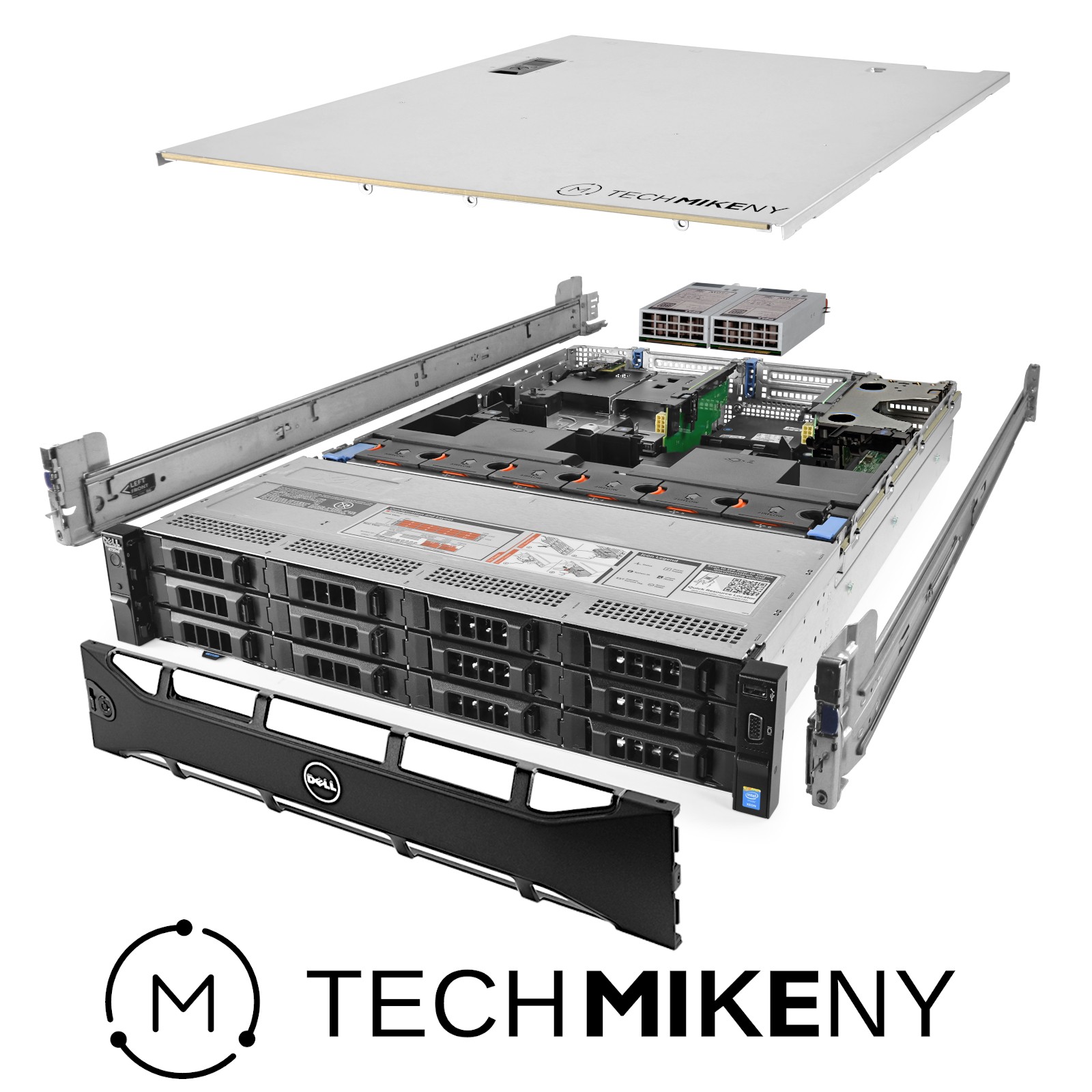 Dell PowerEdge R730xd Server 12B LFF 2.20Ghz 44-Core 256GB RAM 1.6TB SSDs Rails
