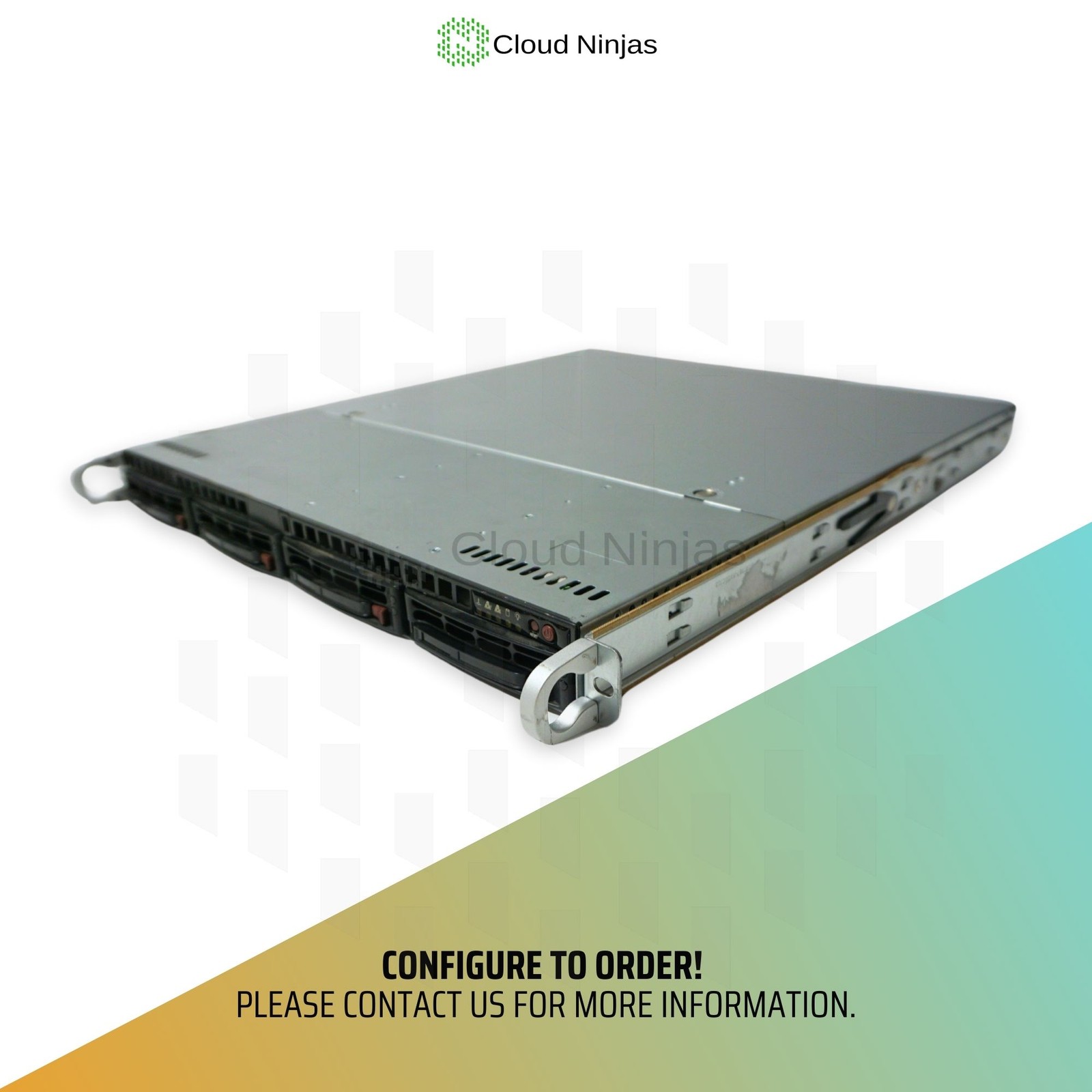 Cloud Ninjas ARAL-2M2 Ryzen 9 7950X3D 16 Core NVMe M.2 Liquid Cooling Server