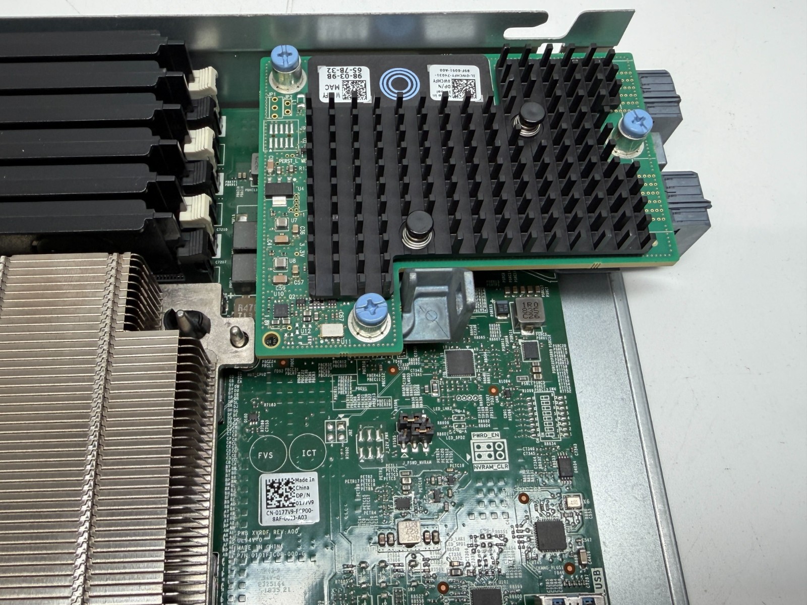 Dell PowerEdge MX740c Blade 2x Heatsinks 2x Xeon Gold 5117 NO RAM NO HDD