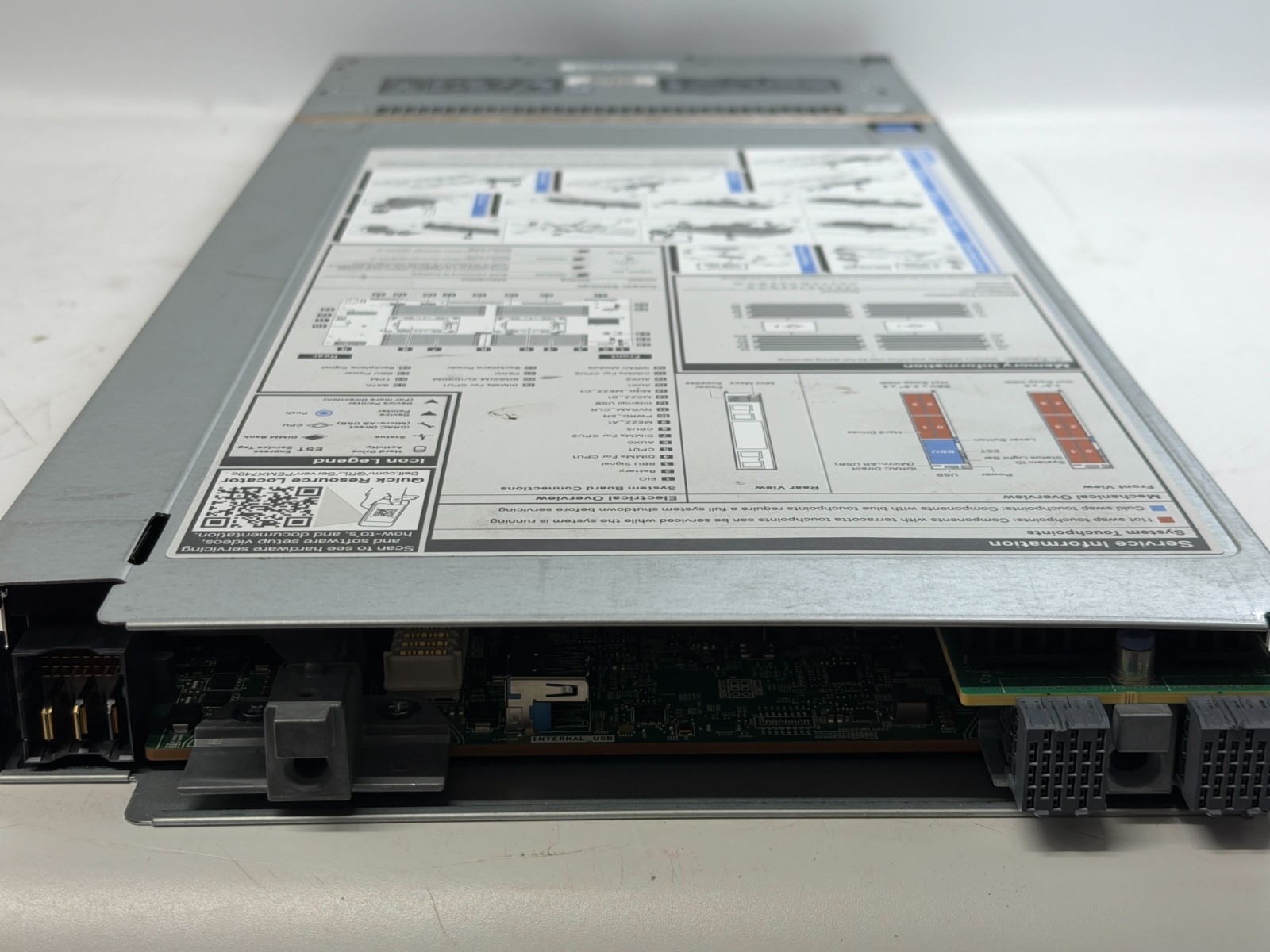 Dell PowerEdge MX740c Blade 2x Heatsinks 2x Xeon Gold 5117 NO RAM NO HDD