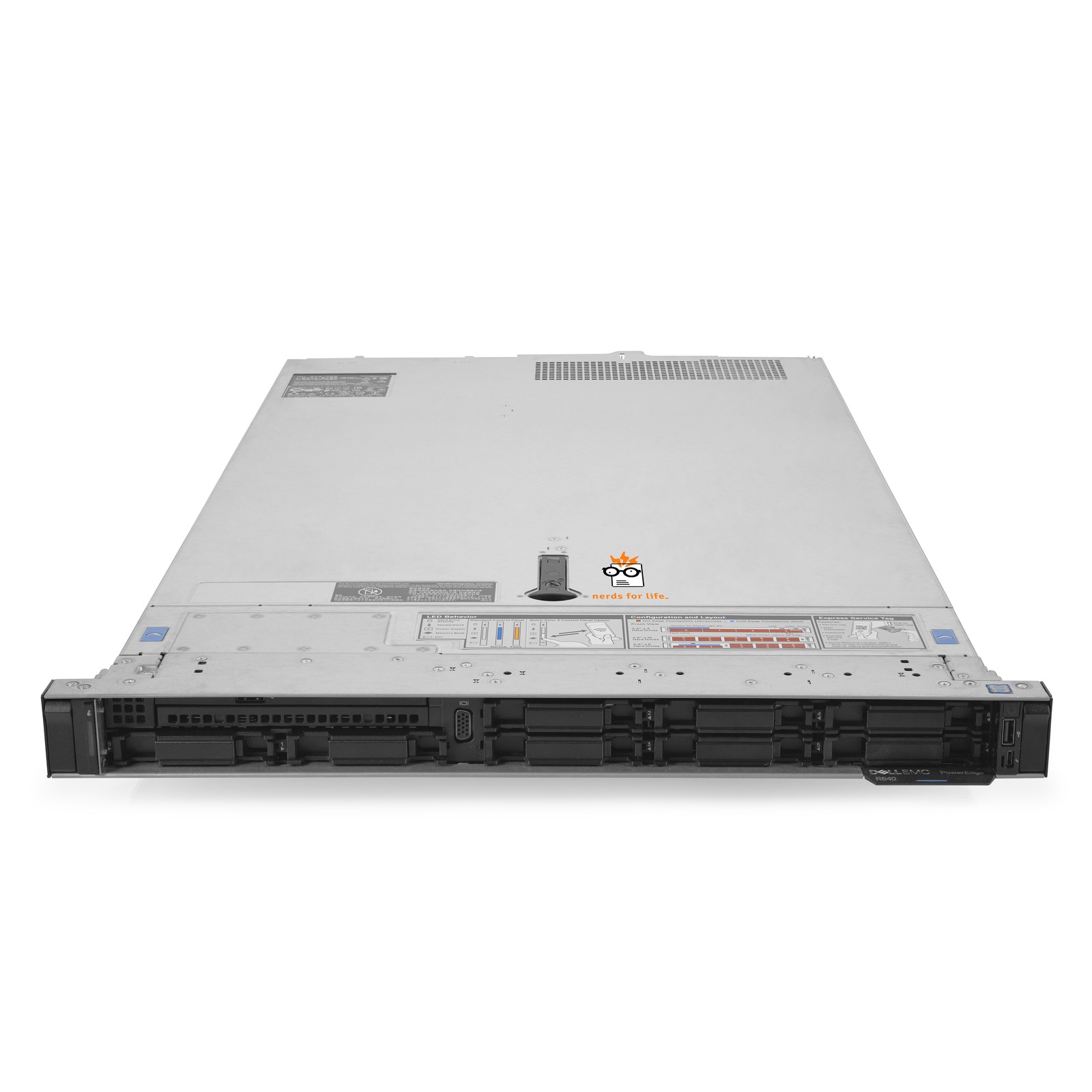 Dell PowerEdge R640 8-Bay SFF Server 2.90Ghz 48-Core 256GB RAM 1.6TB SSDs Rails