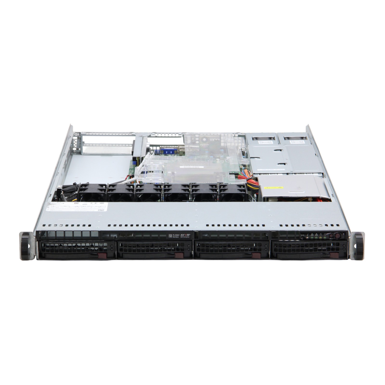 Supermicro CSE-815 X11SCW-F LGA1151 0GB DDR4 M.2 2x PSU 4x LFF Rack CTO Server