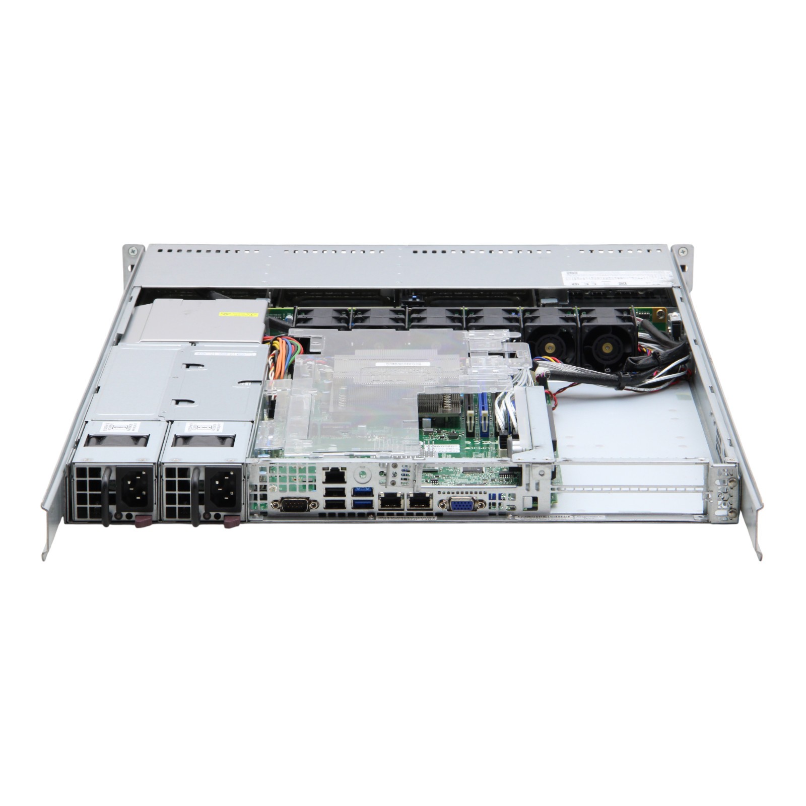 Supermicro CSE-815 X11SCW-F LGA1151 0GB DDR4 M.2 2x PSU 4x LFF Rack CTO Server