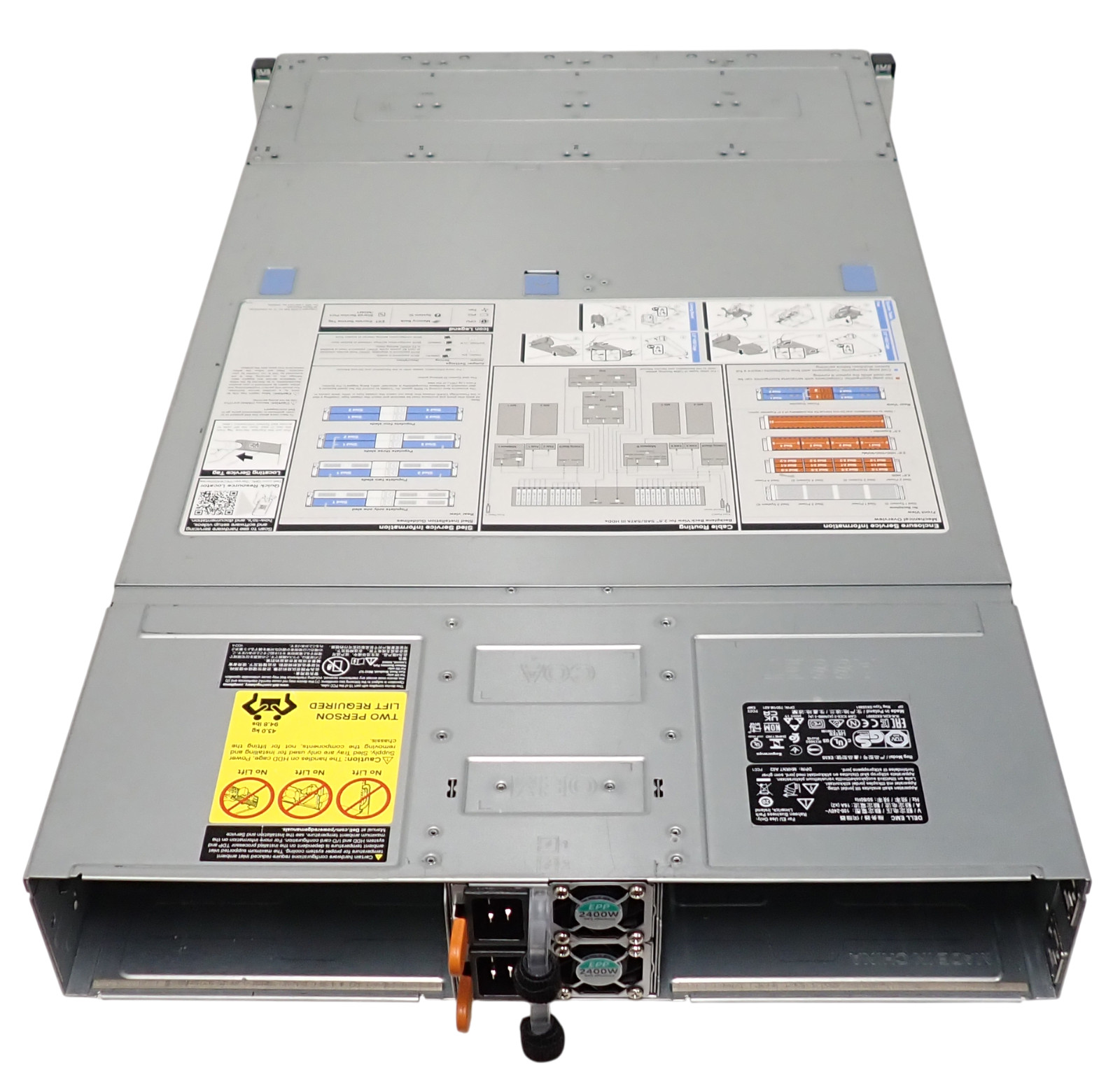 Dell C6400 AMD 2U Rack-Mountable Server Chassis with 2x Hot-plug 2400W PSU