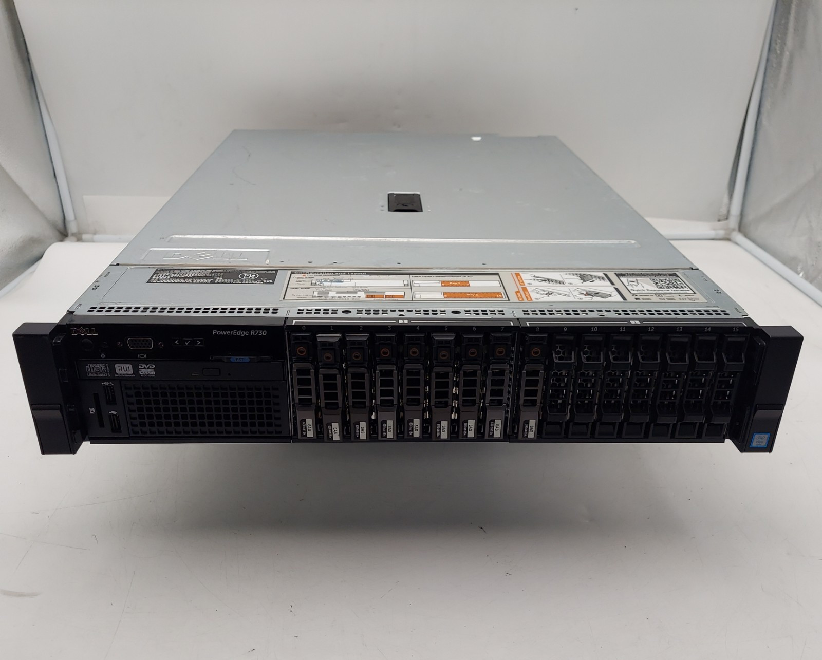 Dell PowerEdge R730 Server Xeon E5-2630 v3 2.40GHz 16GB RAM PERC H730