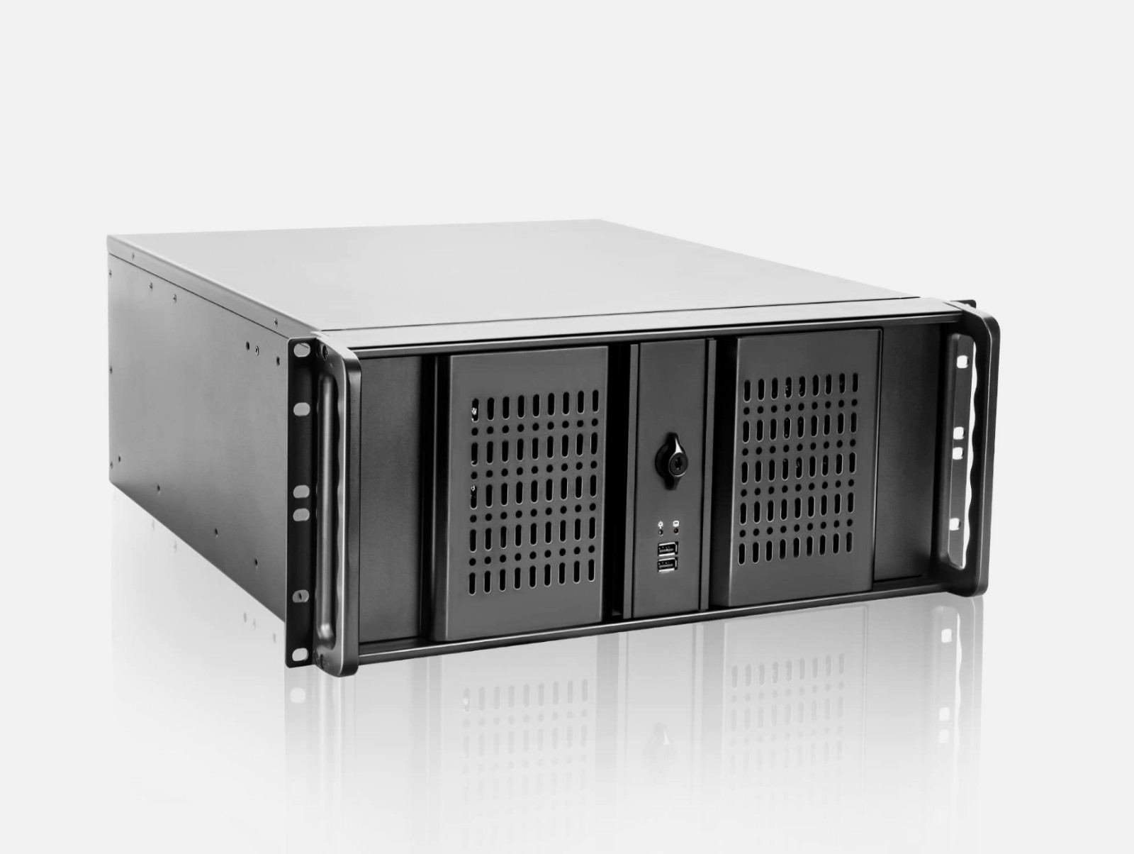 4U Rackmount Server Chassis with 6 x 5.25 Front Bays + 1 x 3.5 + 4 x 2.5 Bays
