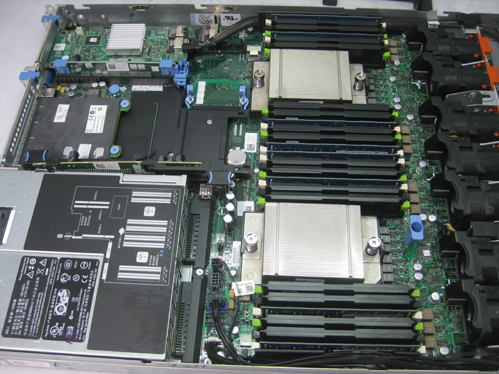 USED DELL PowerEdge R620 SERVER 2x E5-2603 4C@1.8GHz 16GB RAM PERC H310 2x 250GB
