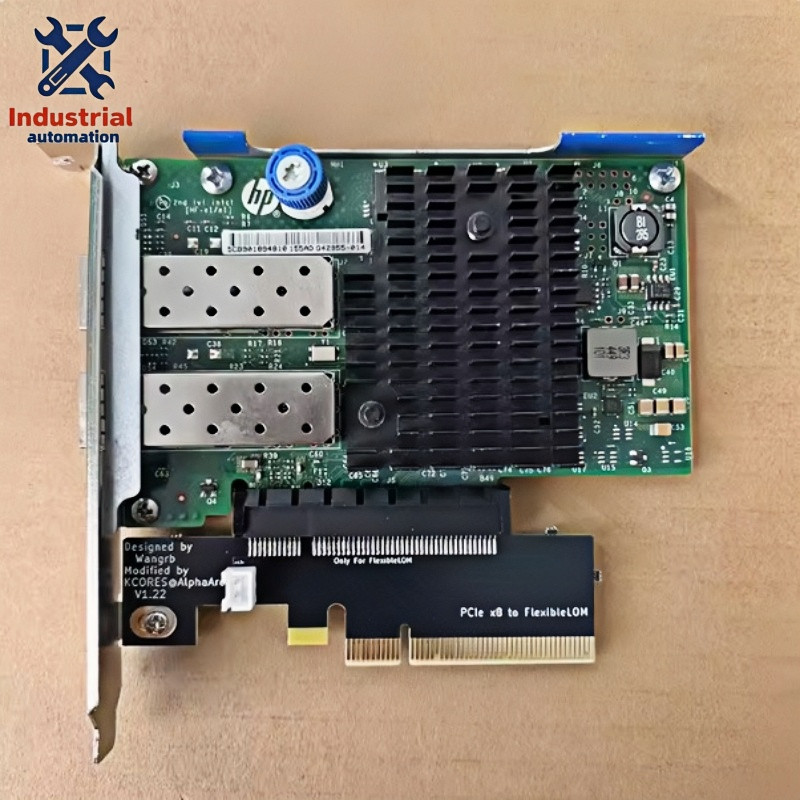 HP 560FLR + X8 Riser Card Dual Port 10Gbps SFP+ Ethernet Server Network Adapter