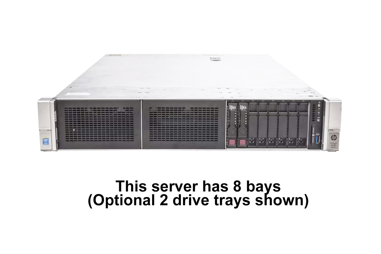 HP ProLiant DL380 G9 Server 2x E5-2698 V4 = 40 Cores P440ar 32GB RAM 2x trays