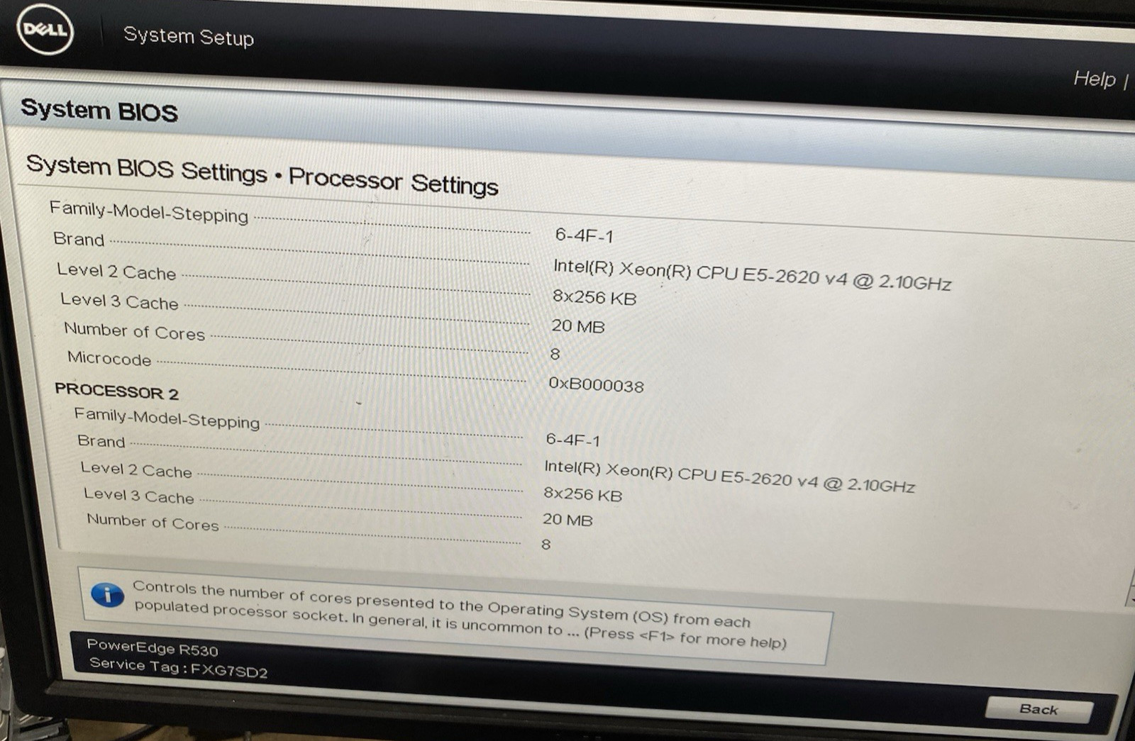 Dell Poweredge R530 Server 2x Xeon E5-2620v4 2.10GHz 32GB RAM 6x 600GB HDDs