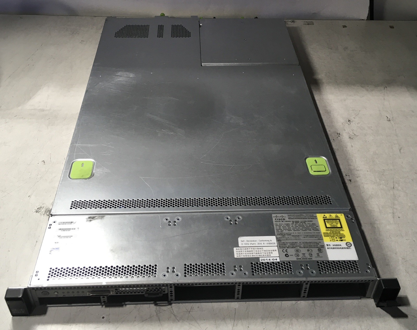Cisco UCS C220 M3 2x Intel Xeon E5-265 @ 2.60GHz 1GB RAM **NO HDD**