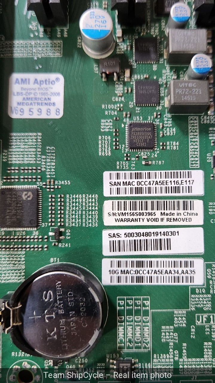 Supermicro X9DRH7TF Motherboard W IO Shield G2U