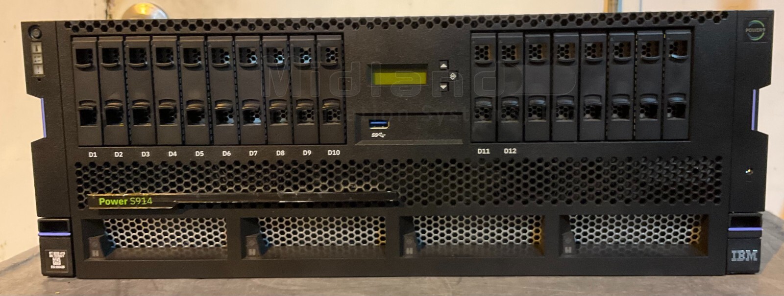 IBM 9009-41G Power System S914 w/EP50 4-Core 3.8 GHz IBM i V7R4 1 OS 5 user lic