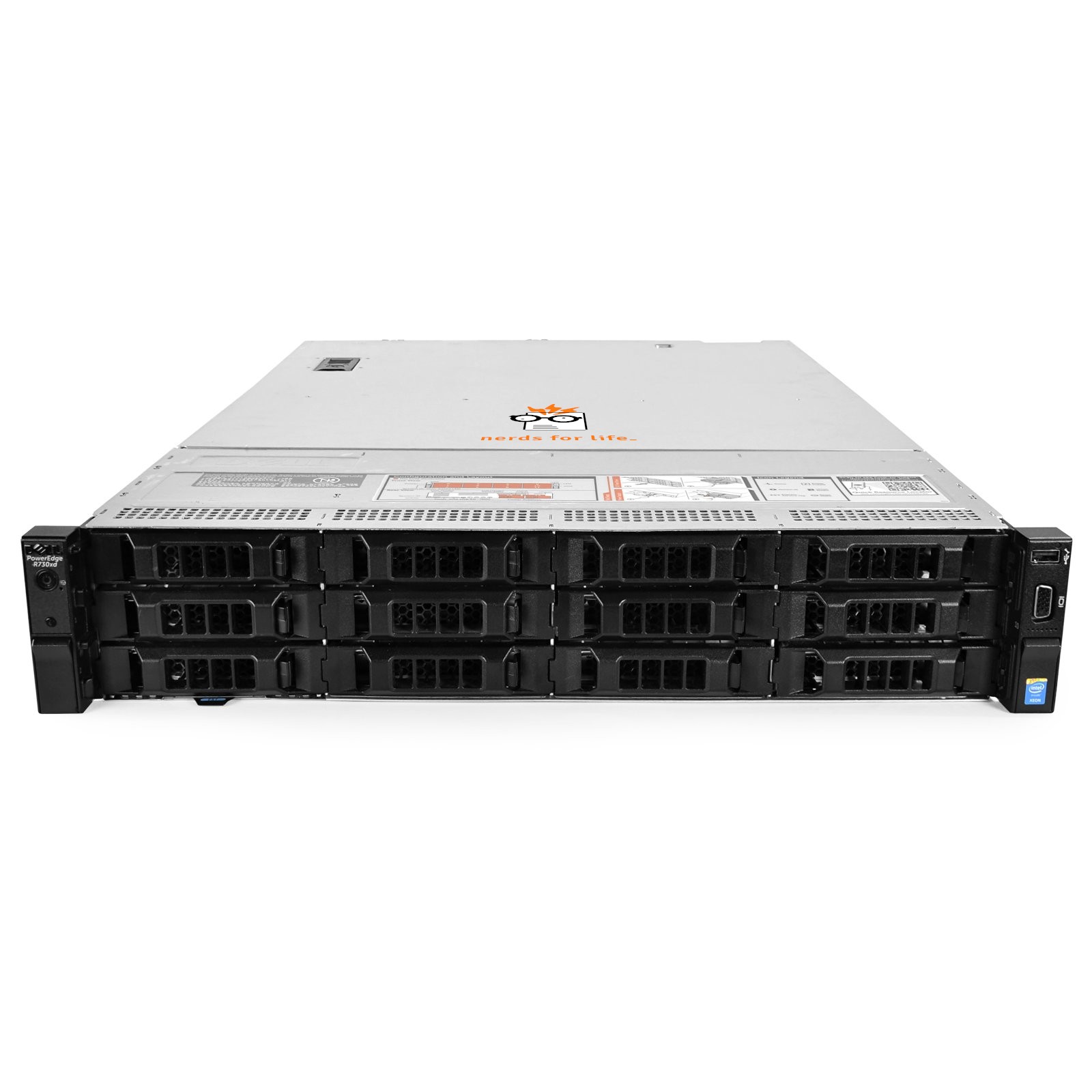 Dell PowerEdge R730xd 12B Server 2.50Ghz 24-Core 192GB RAM + 16TB SAS 12G HDDs
