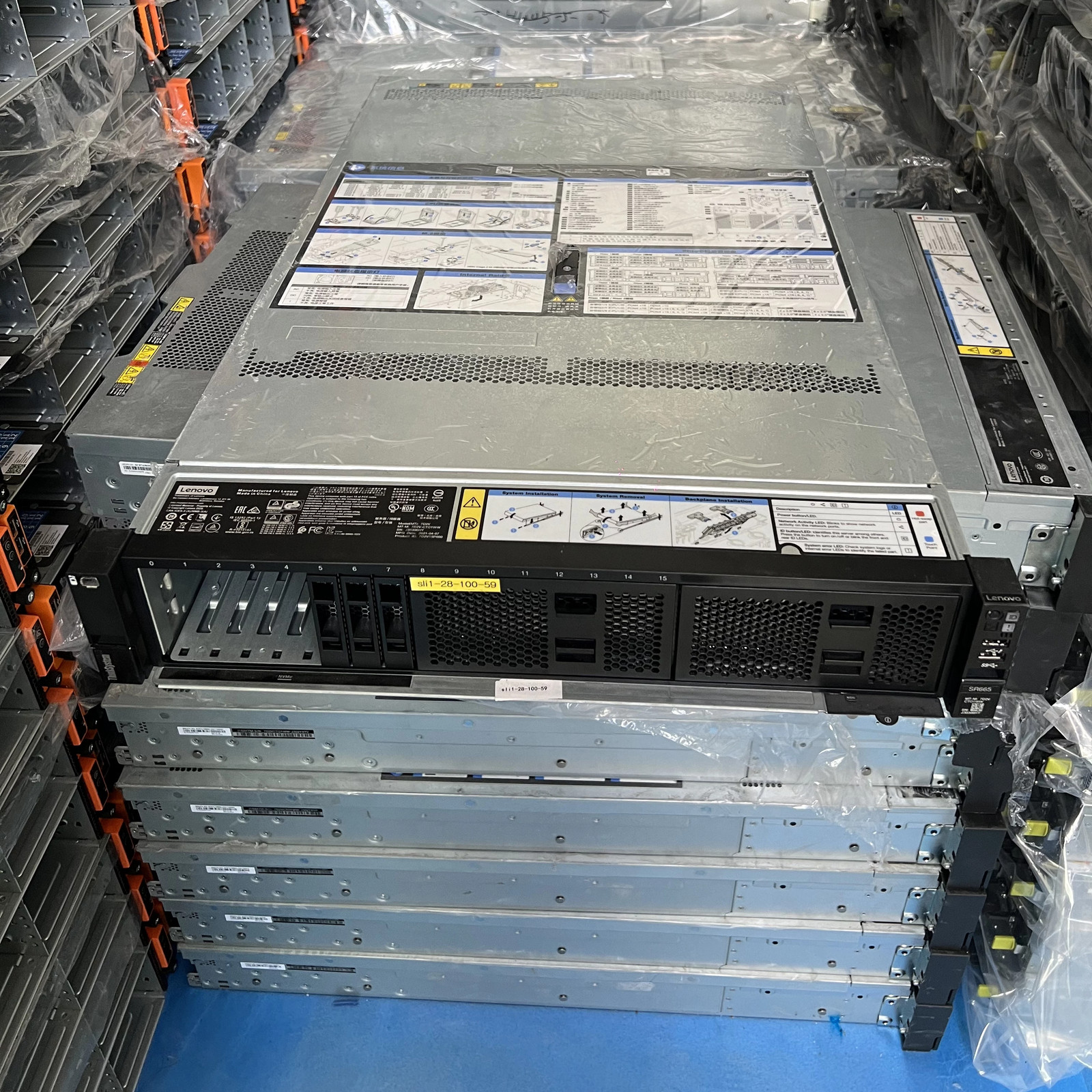 Lenovo ThinkSystem SR665 Server 8X2.5″(8XNVME) With 9300-8I Raid ，2x 1100W PSU