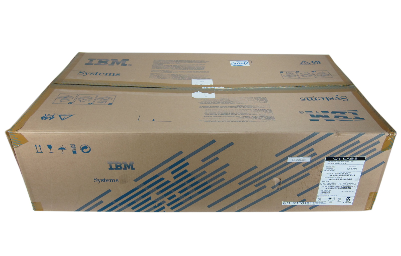 IBM QRadar xx28 G2 M4 Appliance 4380Q2E – 2x E5-2680v2, 128GB, 12x 4TB HDD