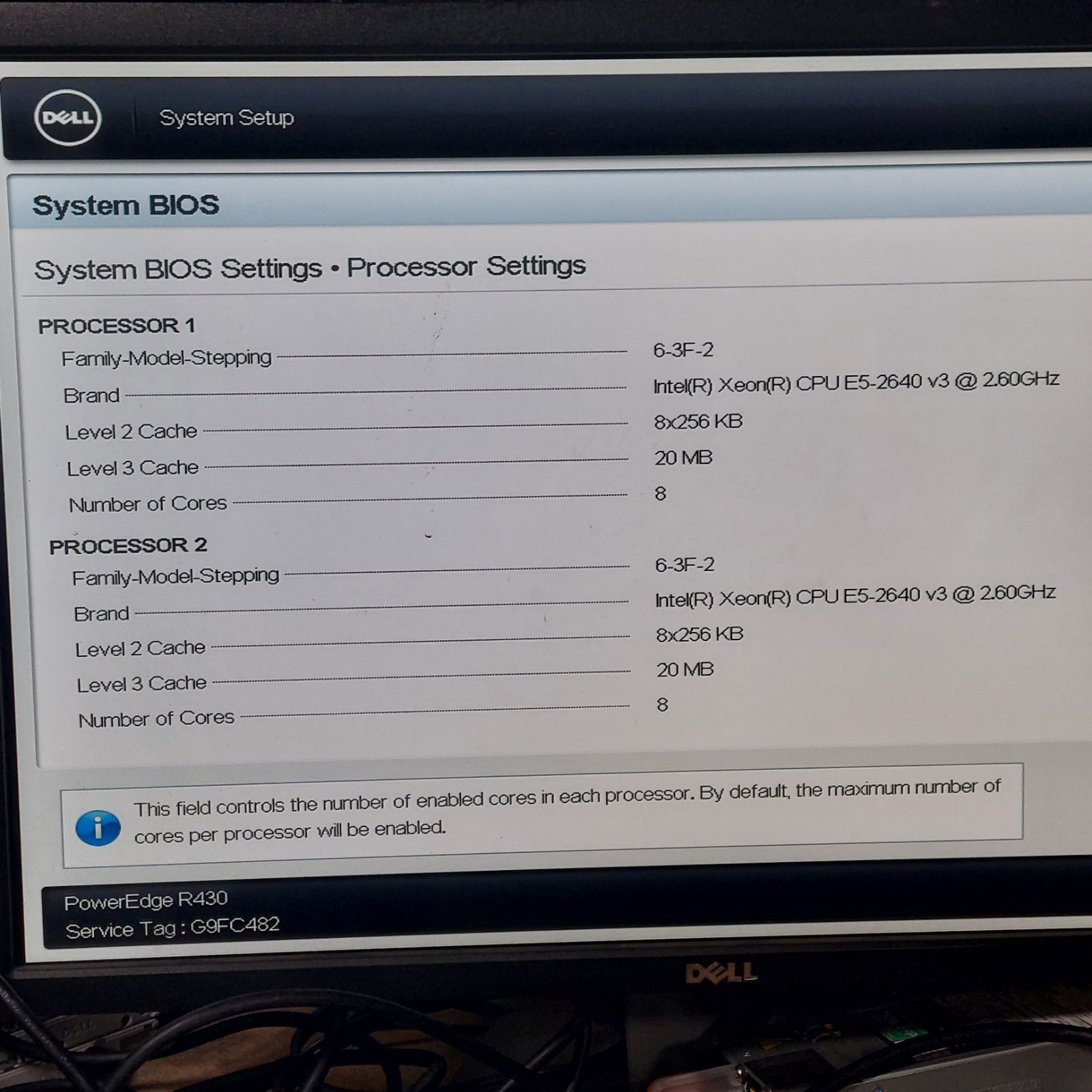 Dell PowerEdge R430 Server 2x Xeon E5-2640 v3 2.60 GHz 32GB RAM PERC H330