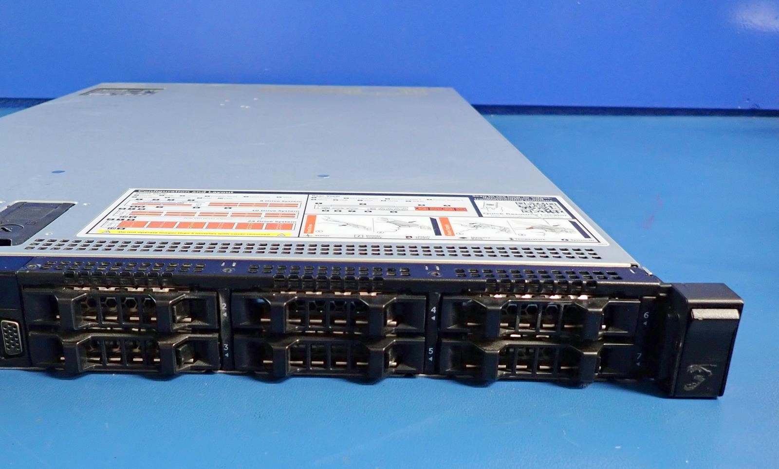 DELL POWEREDGE R630 2x Intel Xeon E5-2667 v4 128GBGB DDR4 RAM, PERC H330 Mini
