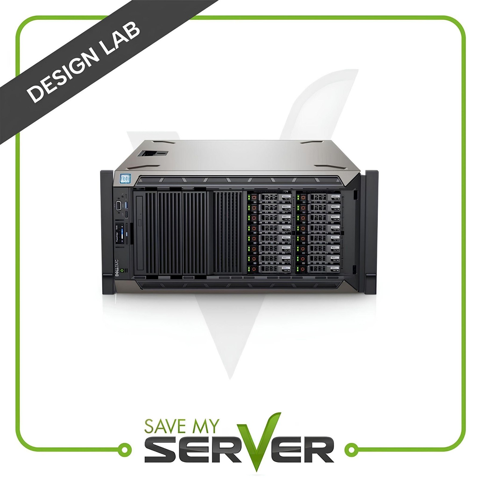 Dell PowerEdge T640 Server Design Lab – 16 Bay – 2x Intel Gold V2