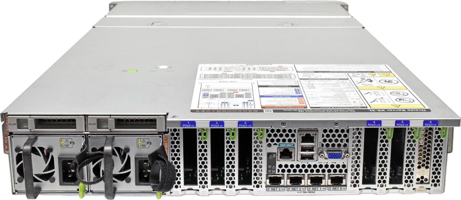 Sun Oracle X5-2L Rack Server 2xE5-2630 v3 32GB RAM 12xLFF 3.5 2xSFF 2.5 No HDD