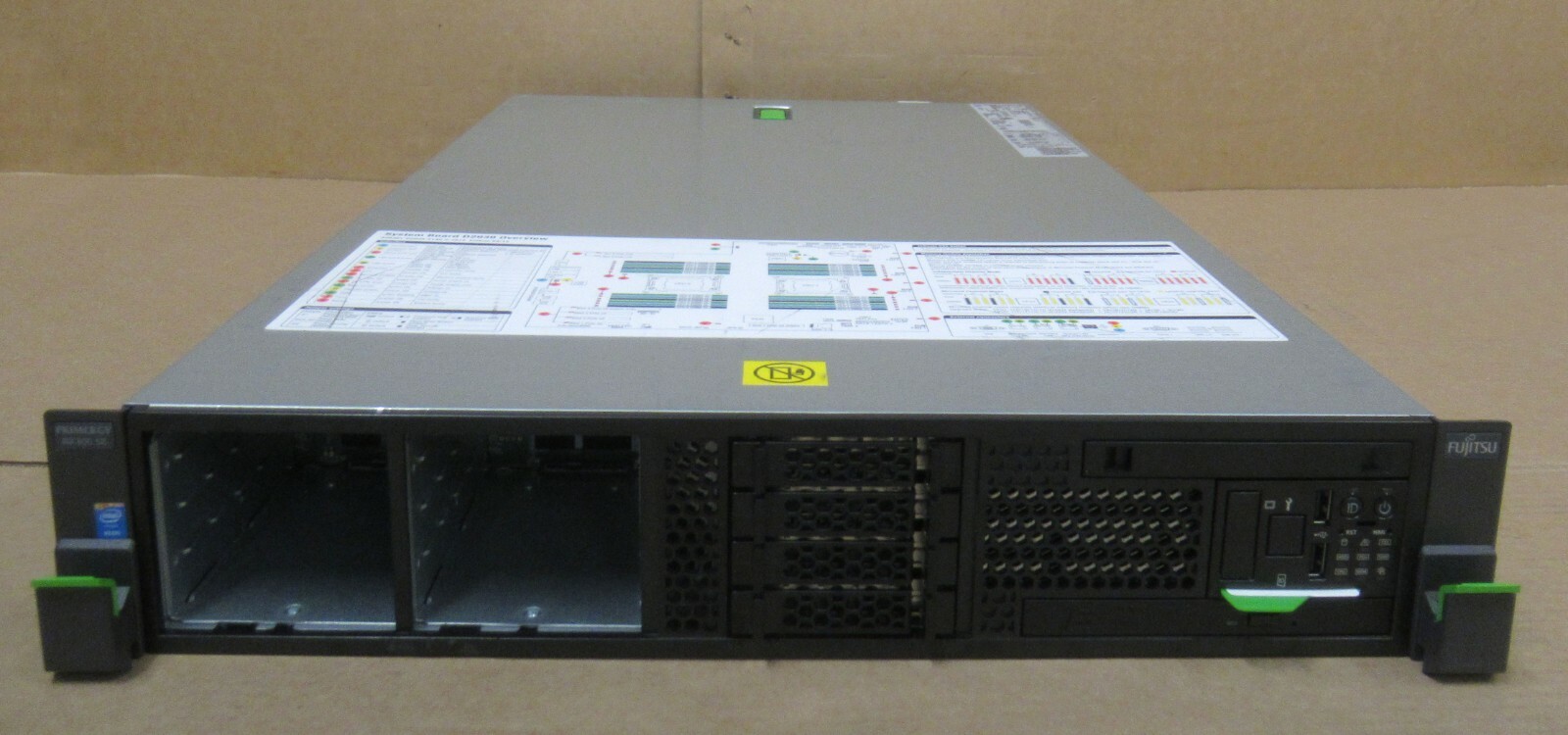 Fujitsu Primergy RX300 S8 Intel E5-2620v2 2.1GHz 32GB Ram 12x 2.5″ Bay 2U Server
