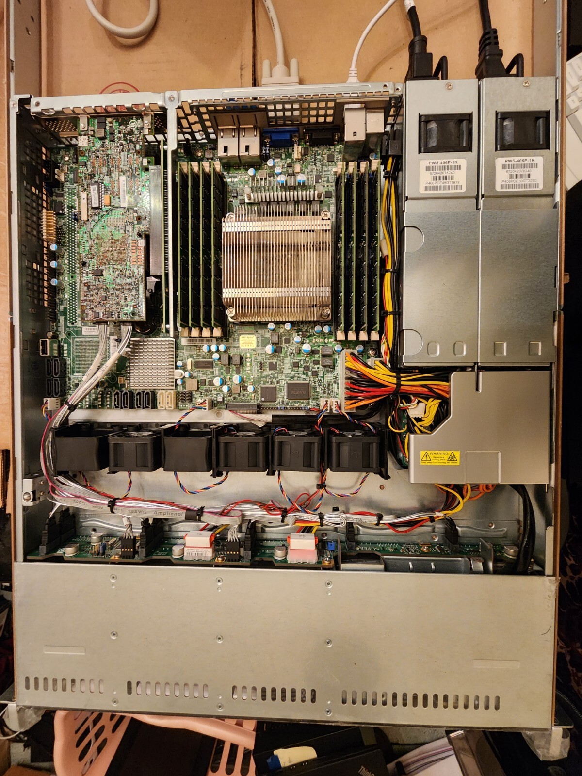 SuperMicro CSE-113m 8 Bay SFF 400W Intel Xeon E5-2620 V2 64gb Ram X9SRE X9SRi