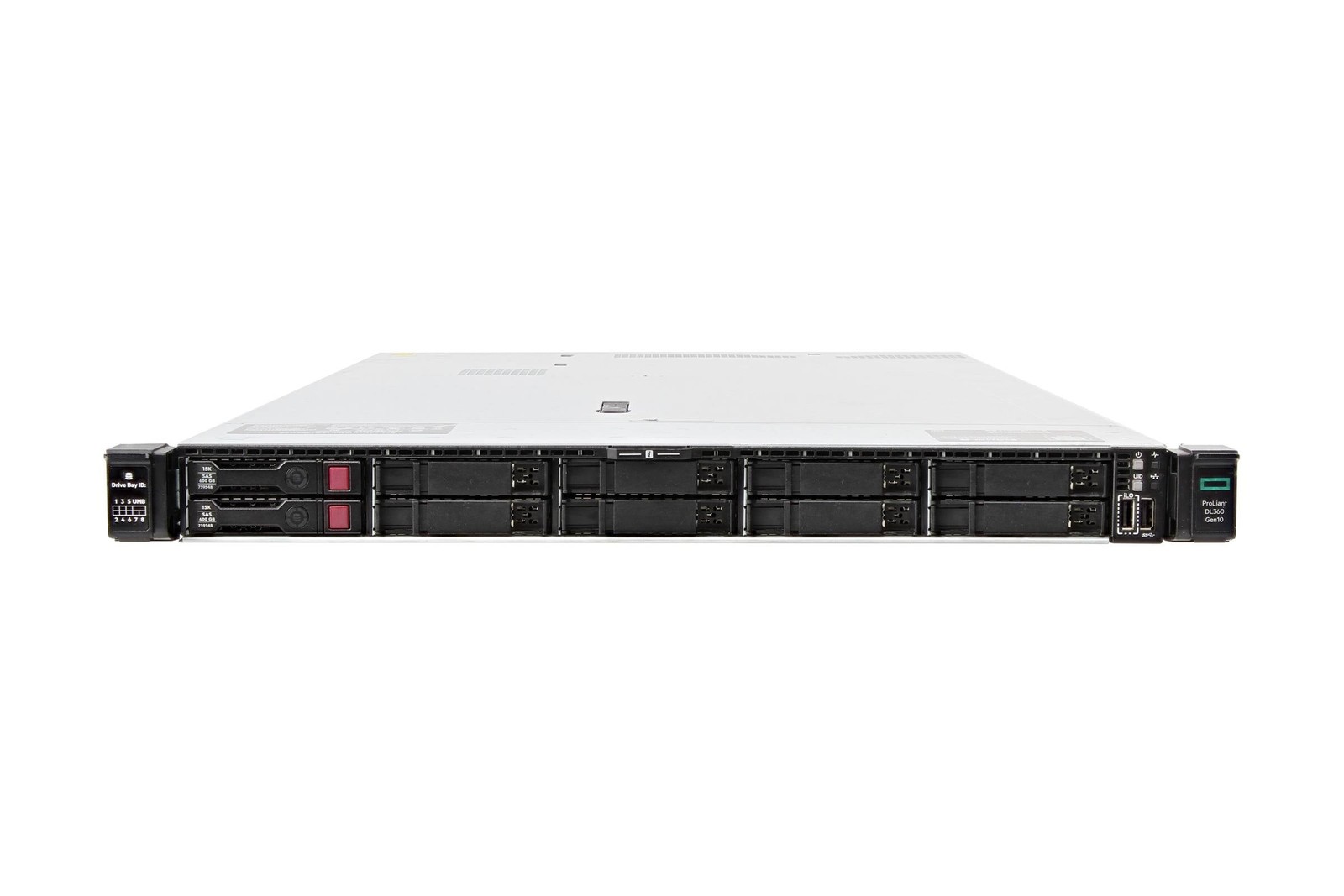 HPE ProLiant DL360 Gen10, 2 x Gold 6130, 64GB RAM, 2 x 400GB SSDs, P816i-a