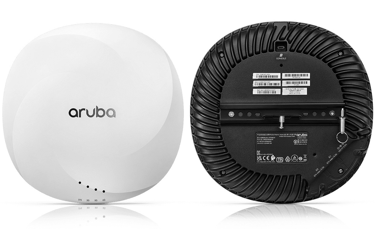 R7J28A HPE Aruba AP-635-US Campus Wi-Fi 6 Wireless Access Point -Unsealed