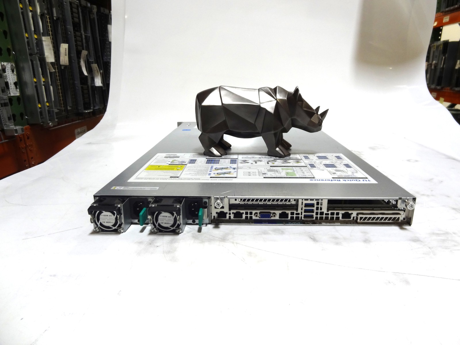 Intel R1208WFTYSR 1U 8 x 2.5in S2600WFTR Server w/ Trays, Dual PSU, Rails