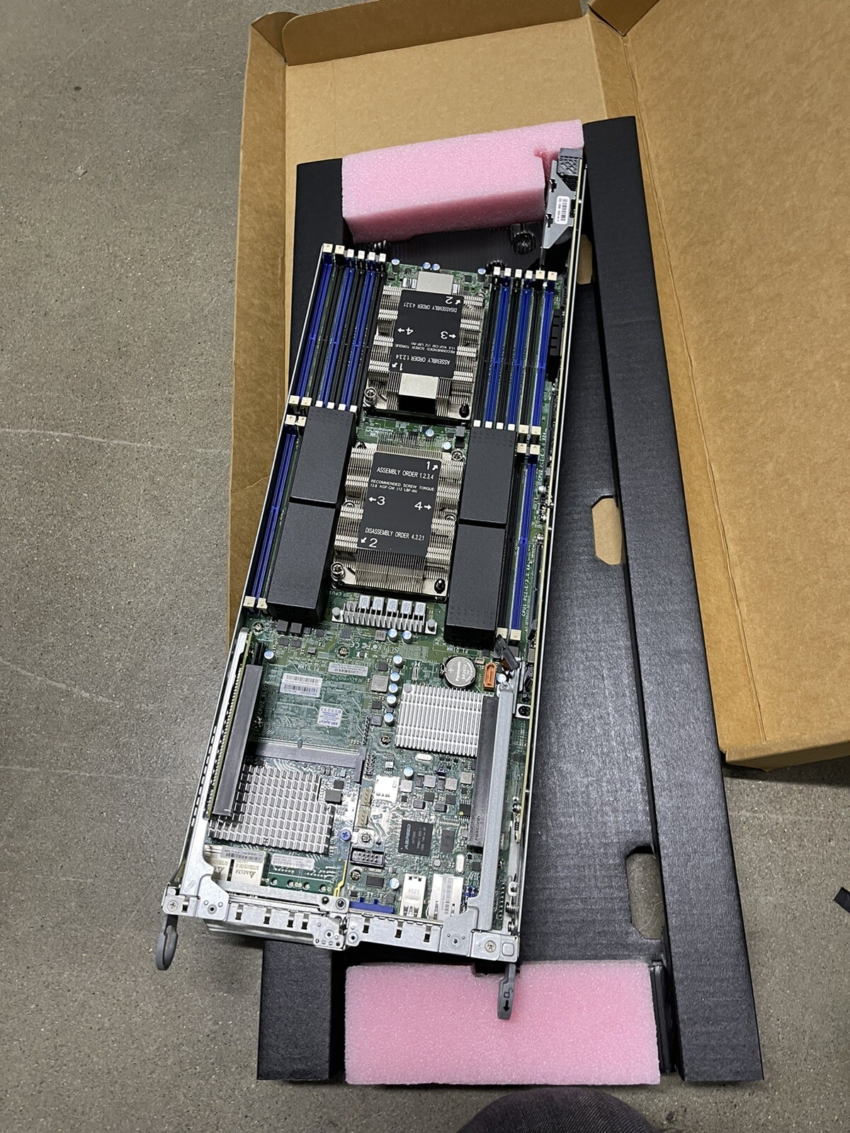 Nutanix / SuperMicro Motherboard XServer Node Chassis