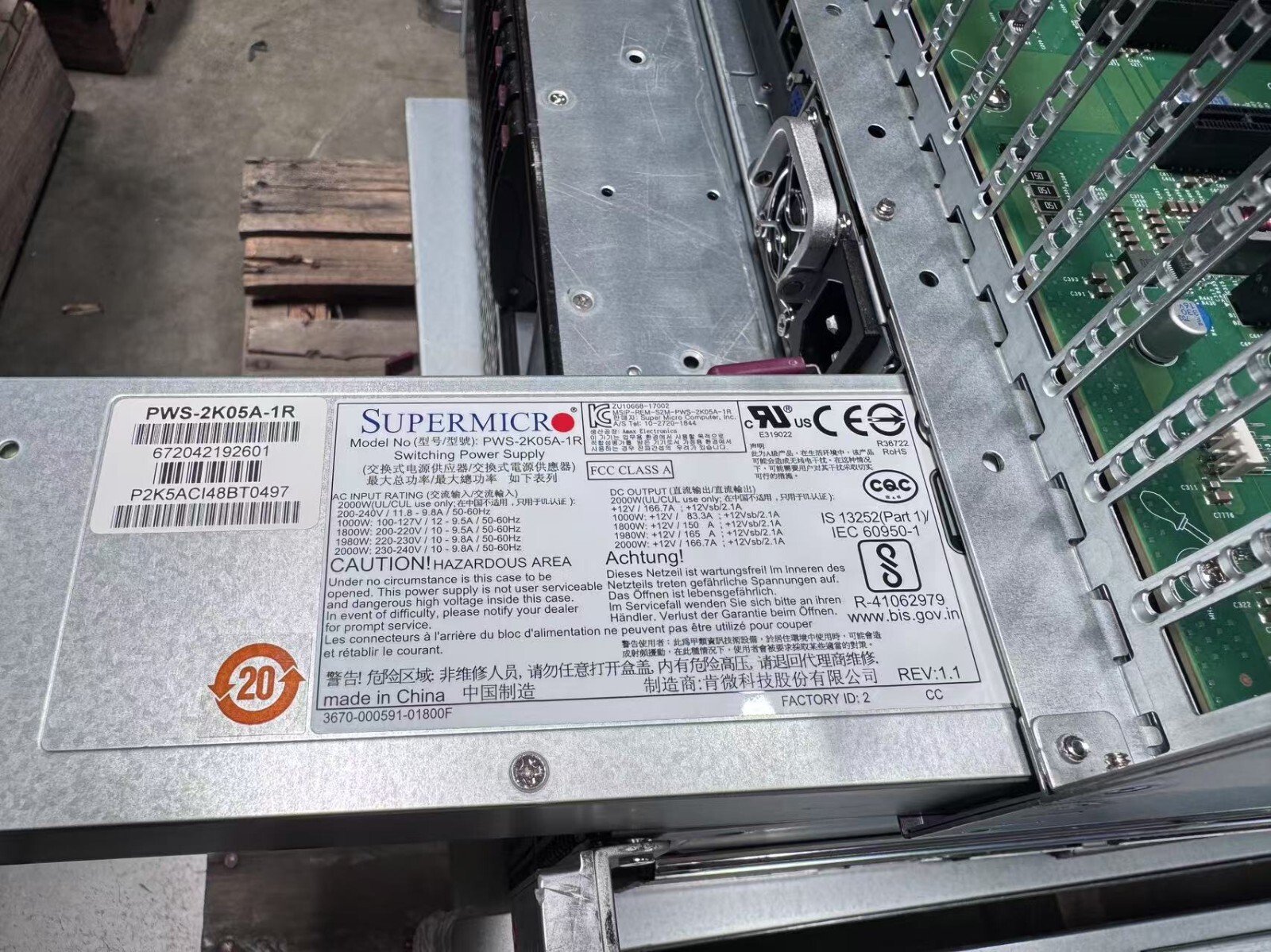 Supermicro 8x M40 24GB GPU AI Deep Learning Super Server 2X E5 2660 V3 128GB