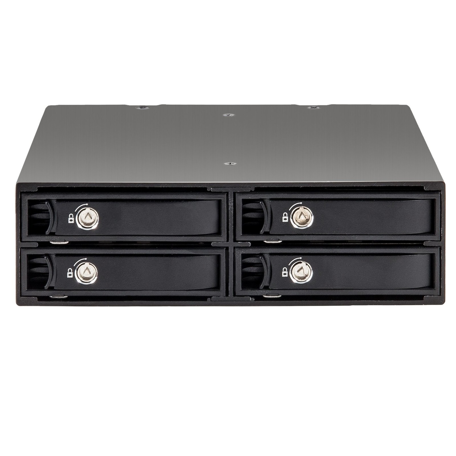 Syba 4 Bay 2.5” SATA Hard Drive Mobile Rack Mount for 5.25″ Drive Bays, fo