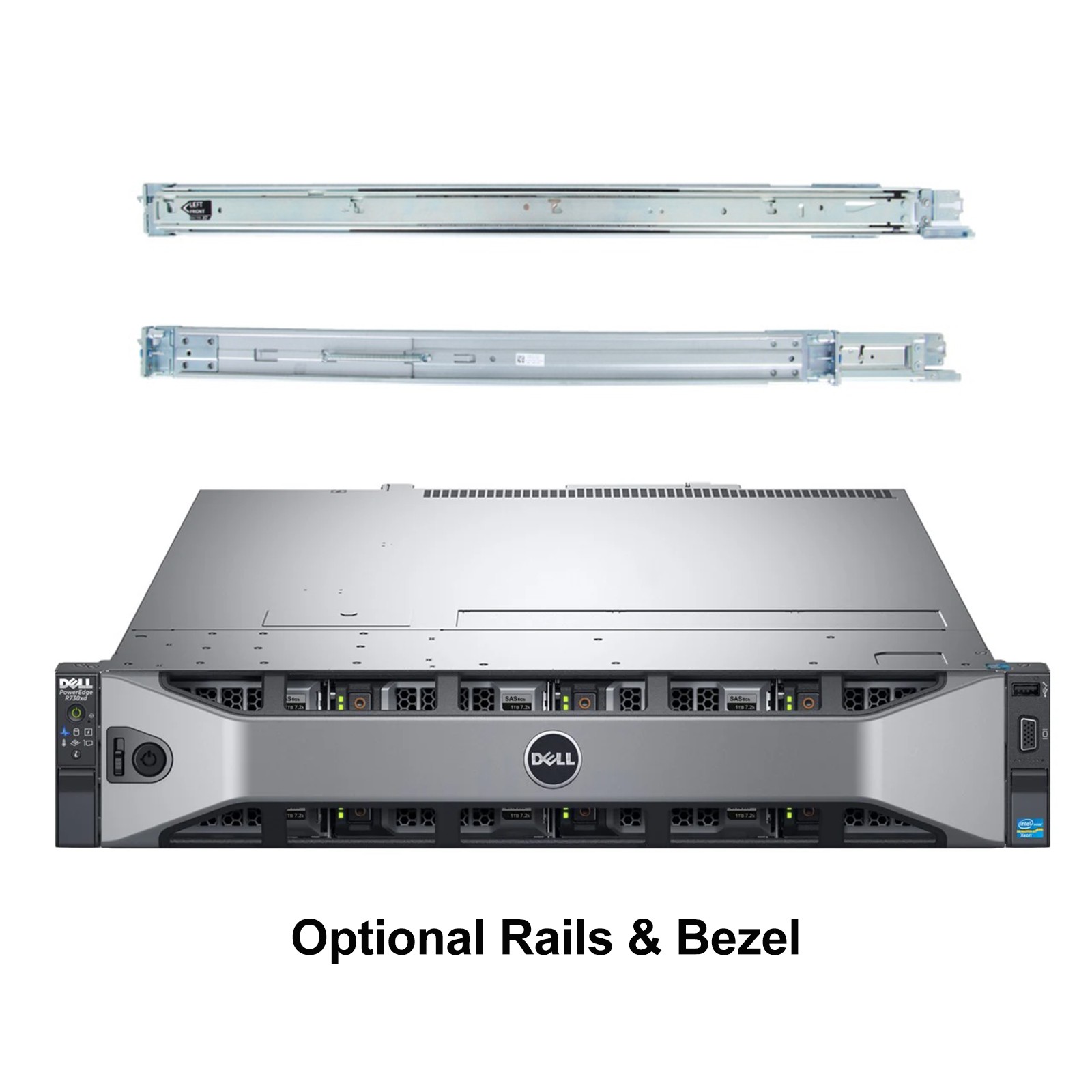 Dell PowerEdge R730XD Server 2x E5-2698 V4 = 40 Cores H730p 128GB RAM 6x trays
