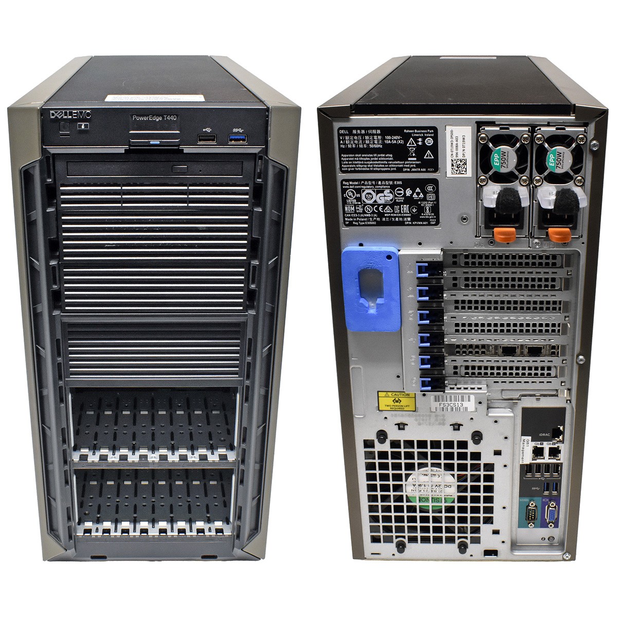 Dell PowerEdge T440 Tower 1x Xeon Silver 4108 1.8GHz 32GB PC4 Perc H740P 16x SFF