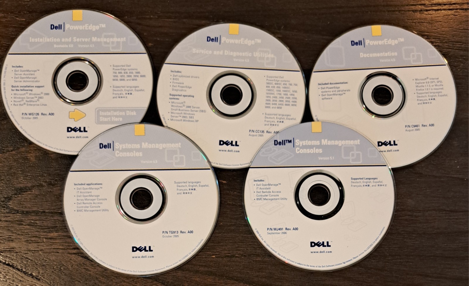 Dell PowerEdge Installation/Server Management 2x Systems Management Console 5pk