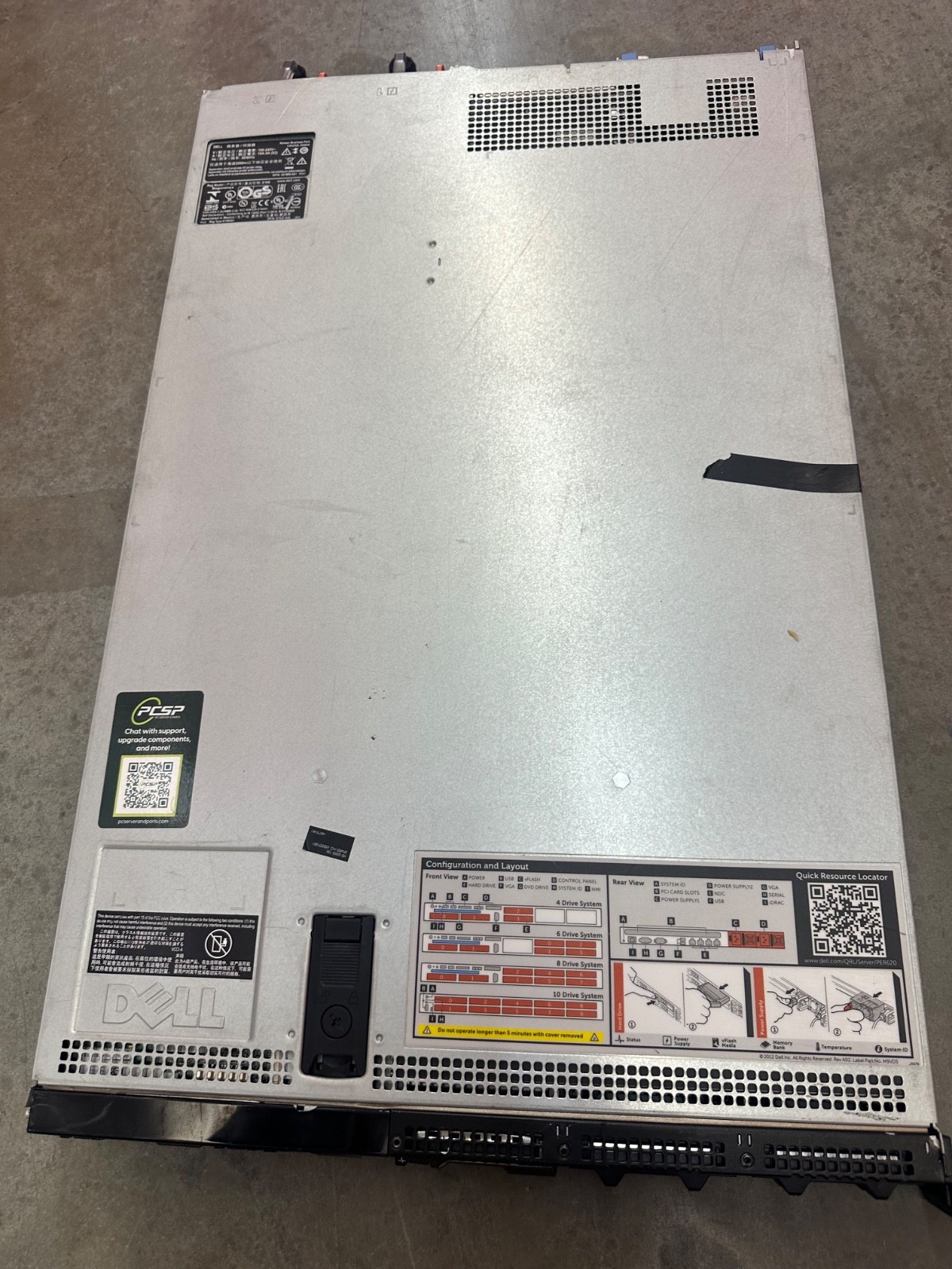 dell poweredge r620 server