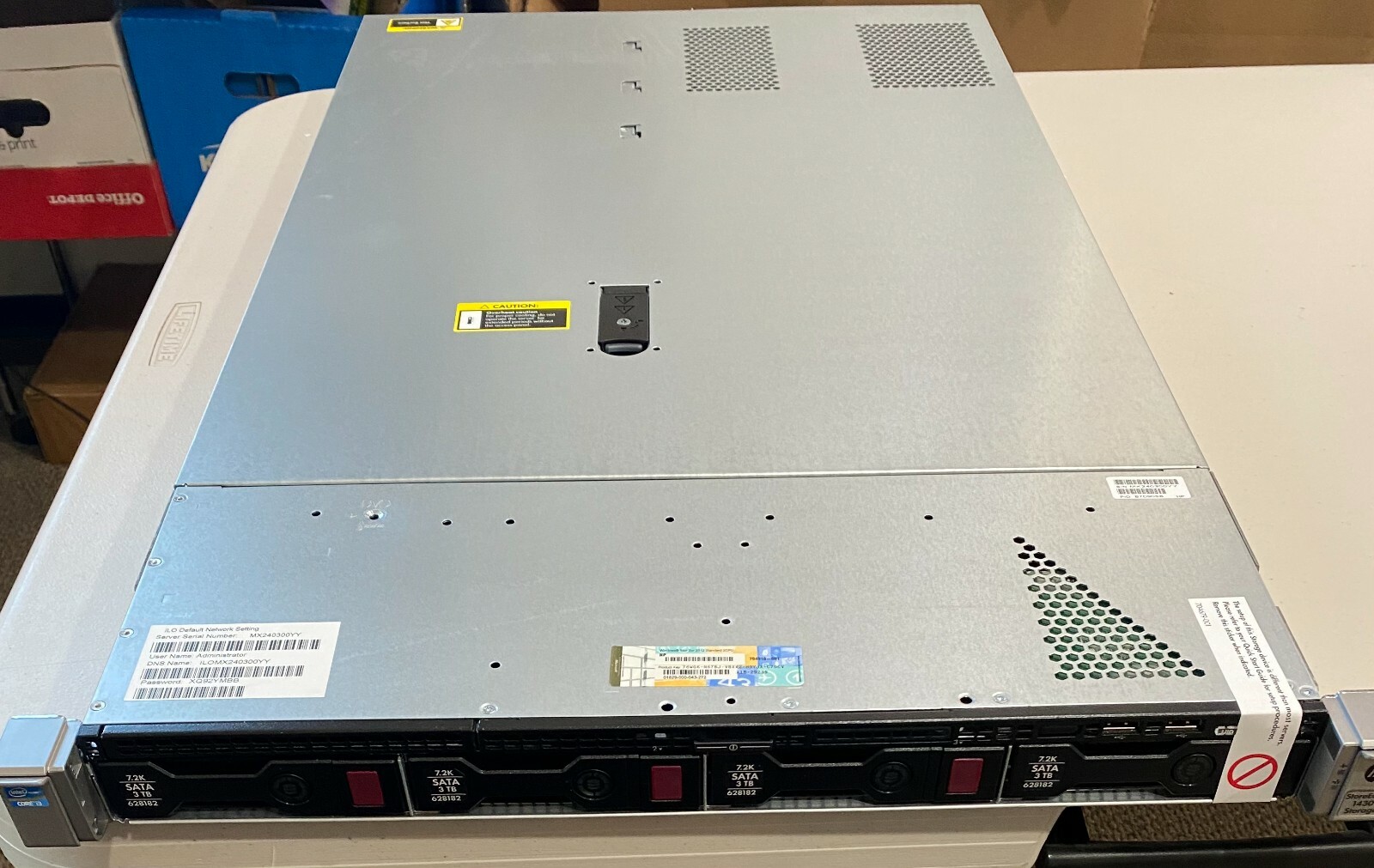 HPE STOREEASY 1430 12TB SATA STORAGE/SMART-BUY B7D90SB New In Box